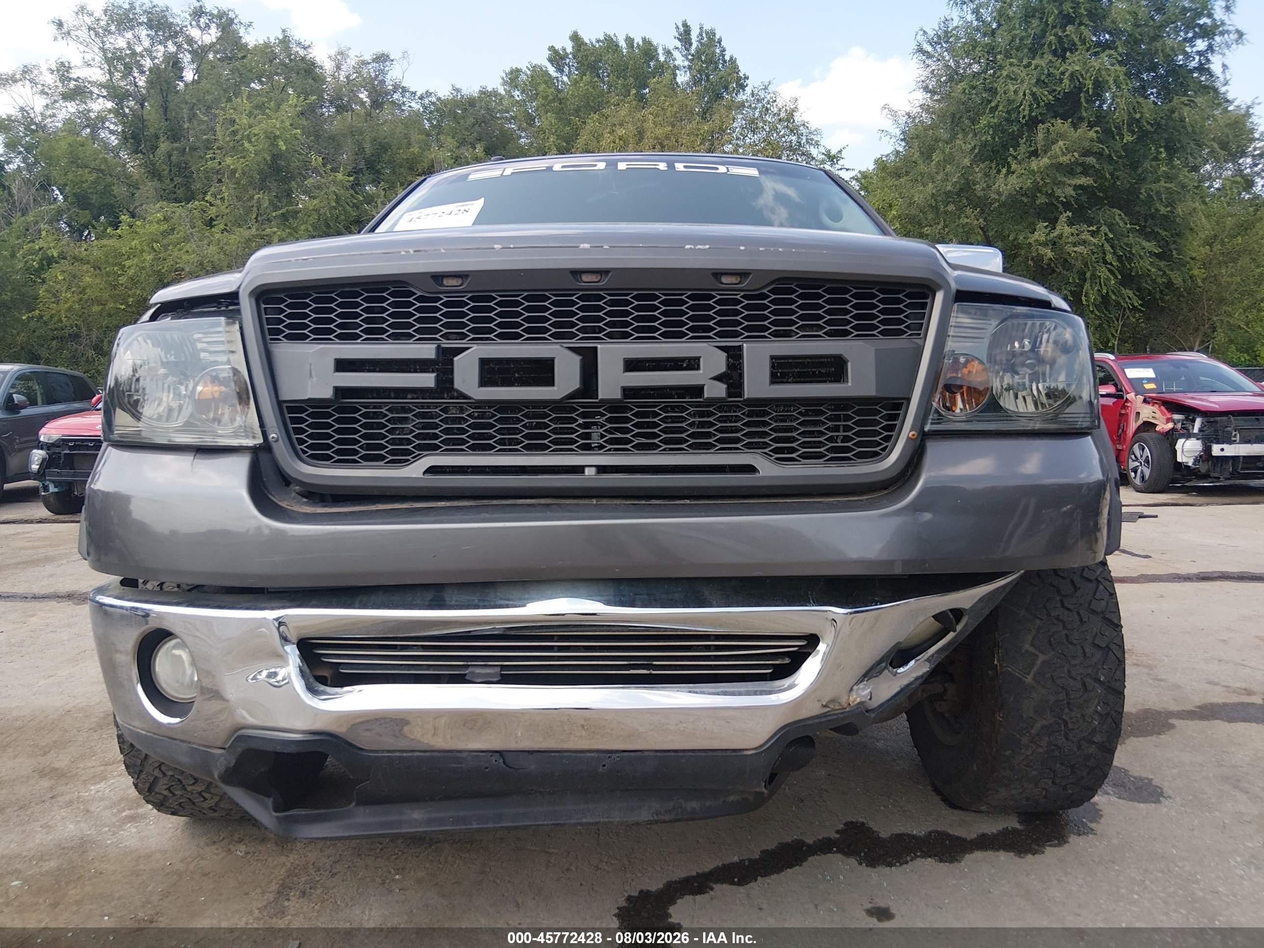 2007 Ford F-150 Fx4/lariat/xlt Gray vin: 1FTPW14VX7KC16526