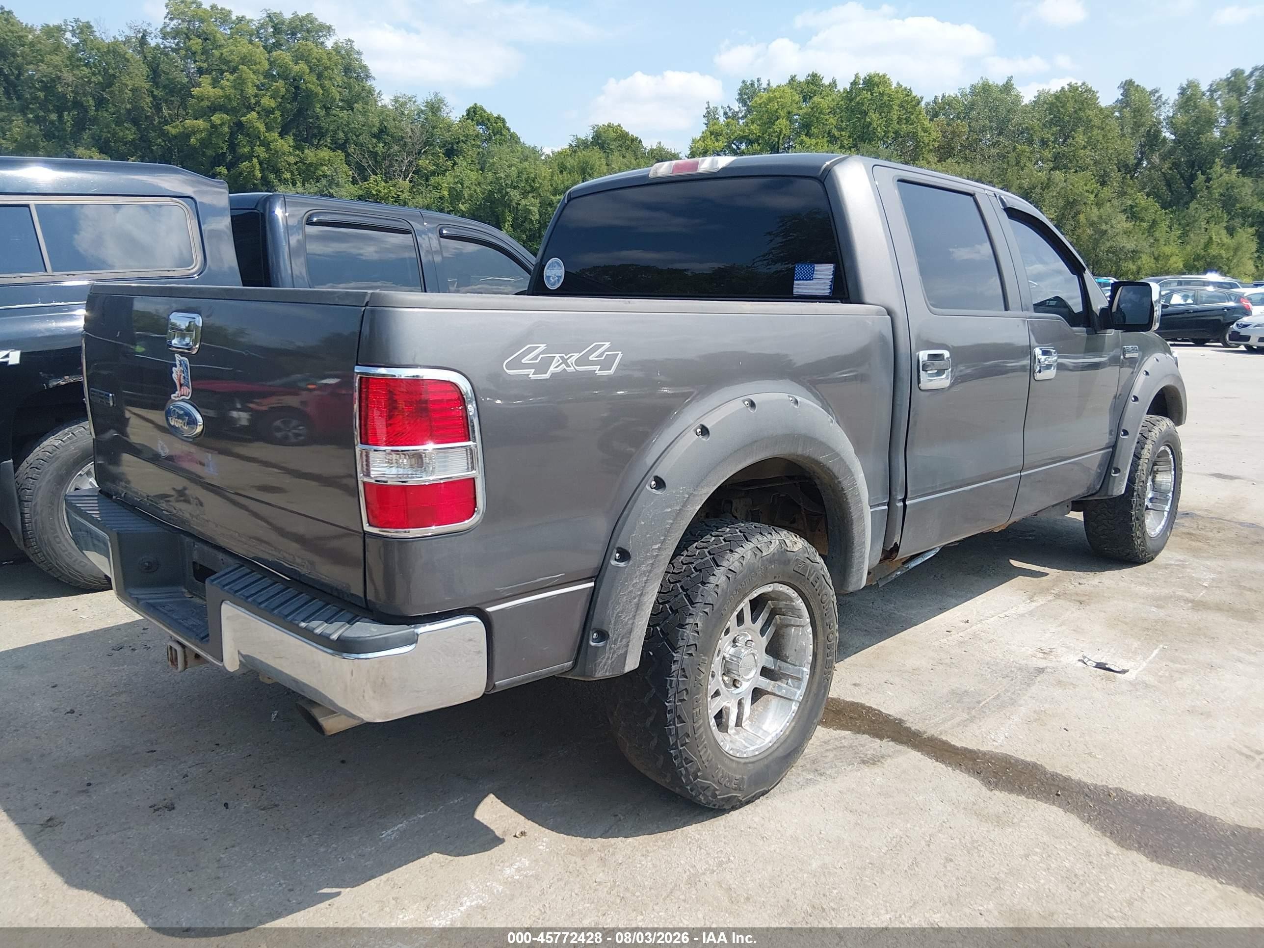 2007 Ford F-150 Fx4/lariat/xlt Gray vin: 1FTPW14VX7KC16526