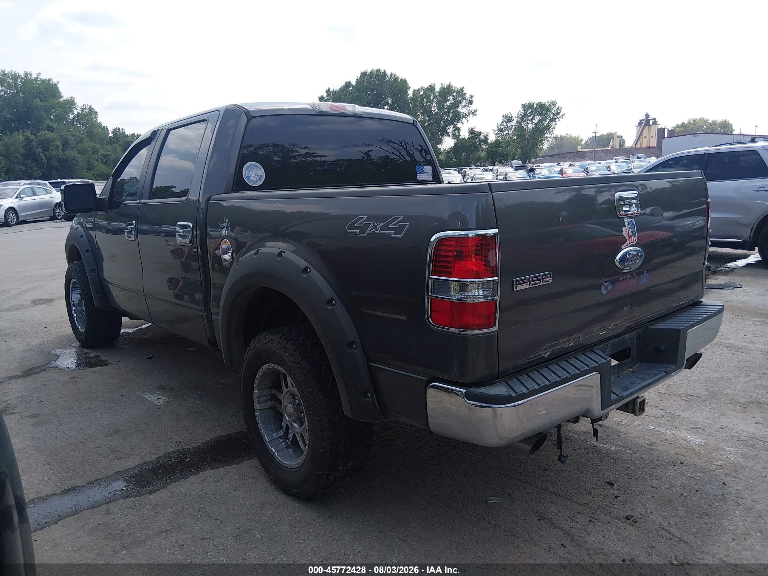 2007 Ford F-150 Fx4/lariat/xlt Gray vin: 1FTPW14VX7KC16526