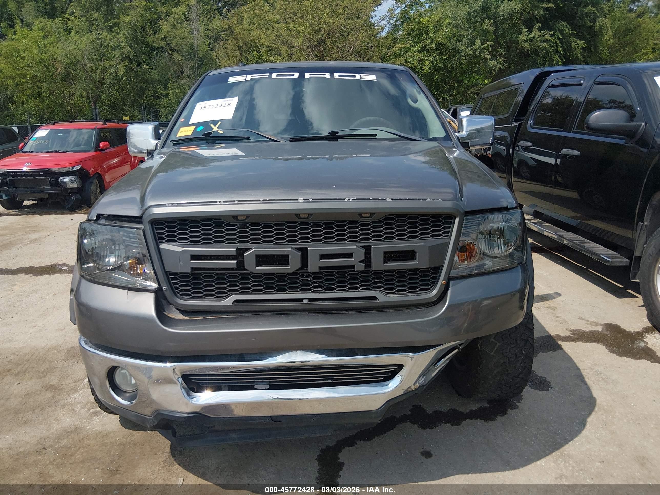 2007 Ford F-150 Fx4/lariat/xlt Gray vin: 1FTPW14VX7KC16526
