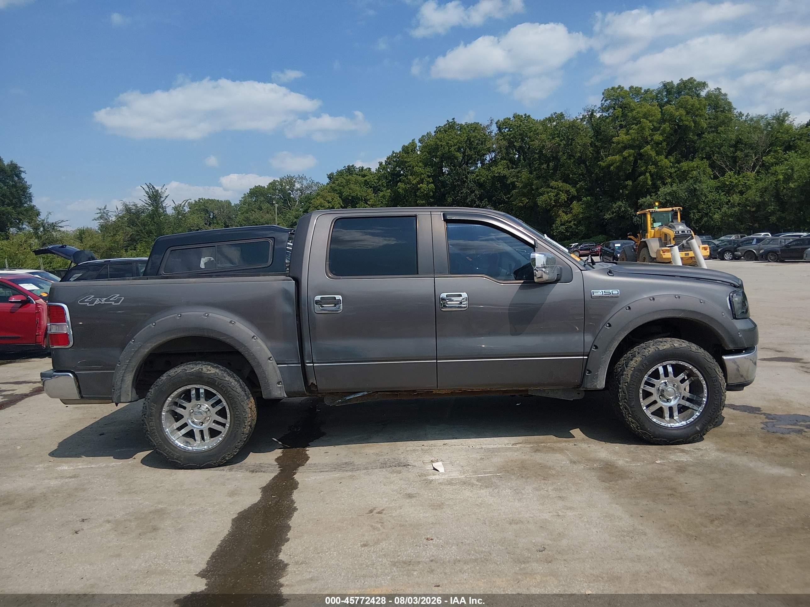 2007 Ford F-150 Fx4/lariat/xlt Gray vin: 1FTPW14VX7KC16526