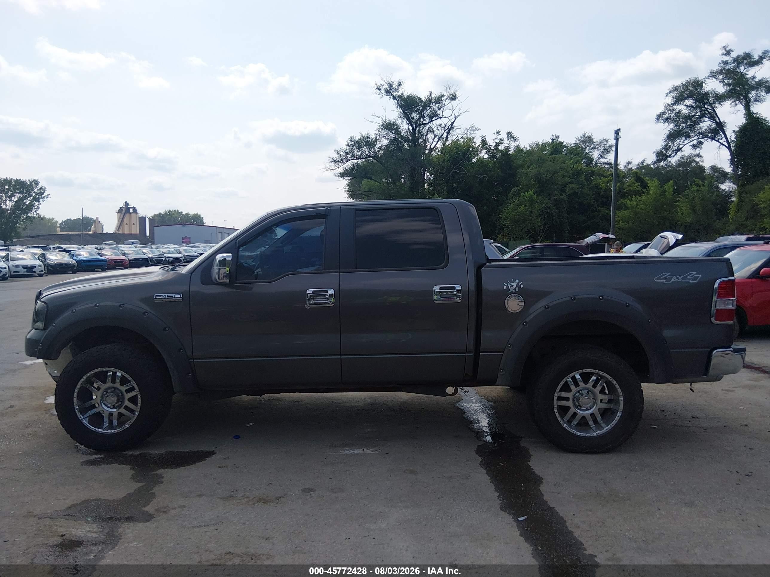 2007 Ford F-150 Fx4/lariat/xlt Gray vin: 1FTPW14VX7KC16526