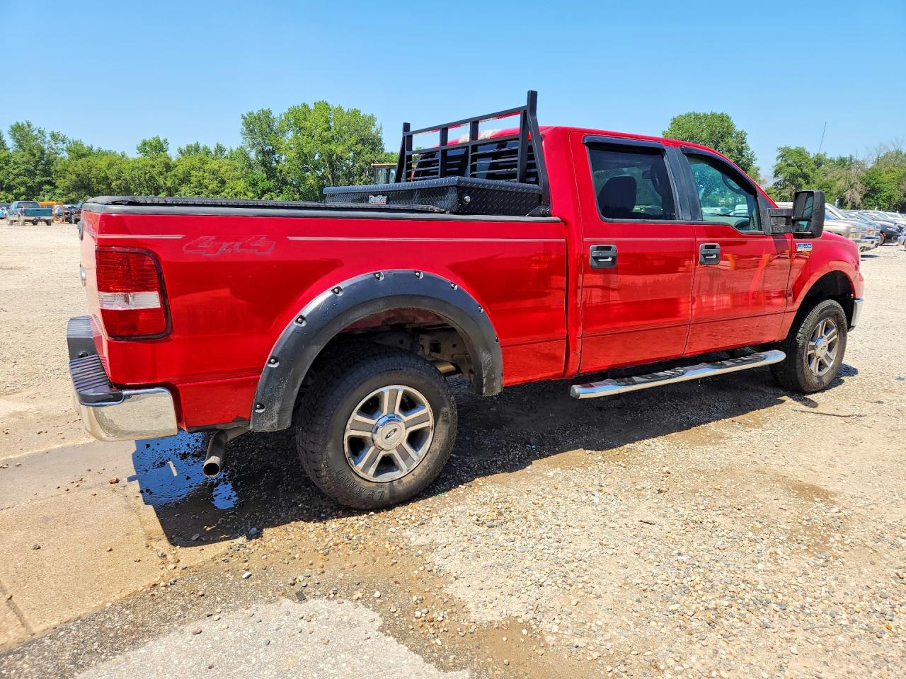 2007 Ford F150 Supercrew Red vin: 1FTPW14VX7KC67279