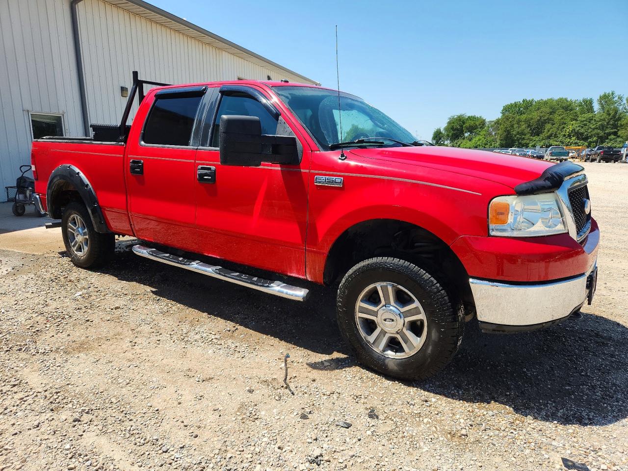 2007 Ford F150 Supercrew Red vin: 1FTPW14VX7KC67279
