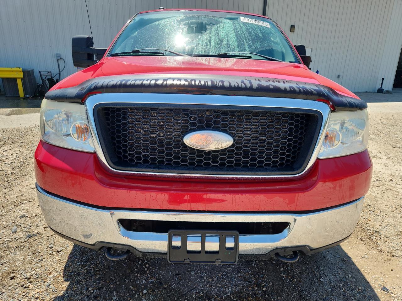 2007 Ford F150 Supercrew Red vin: 1FTPW14VX7KC67279 Damage: Left Head Lamp, Faded, Repair Required