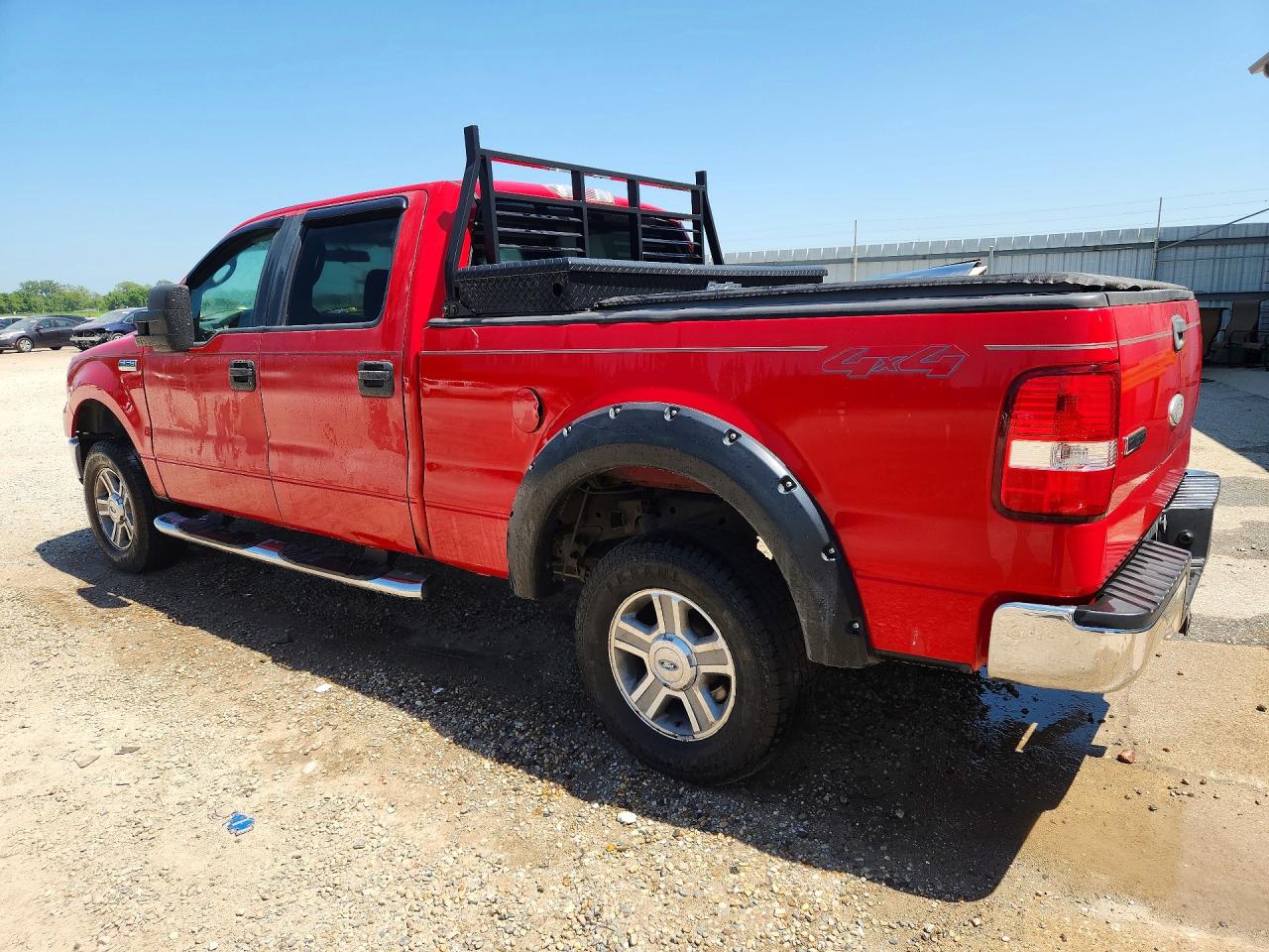 2007 Ford F150 Supercrew Red vin: 1FTPW14VX7KC67279