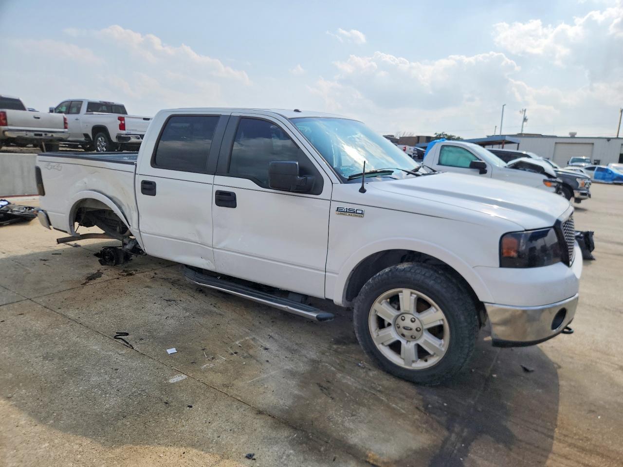 2007 Ford F150 Supercrew White vin: 1FTPW14VX7KC80792