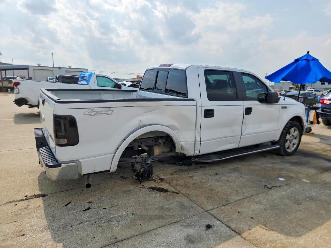 2007 Ford F150 Supercrew White vin: 1FTPW14VX7KC80792