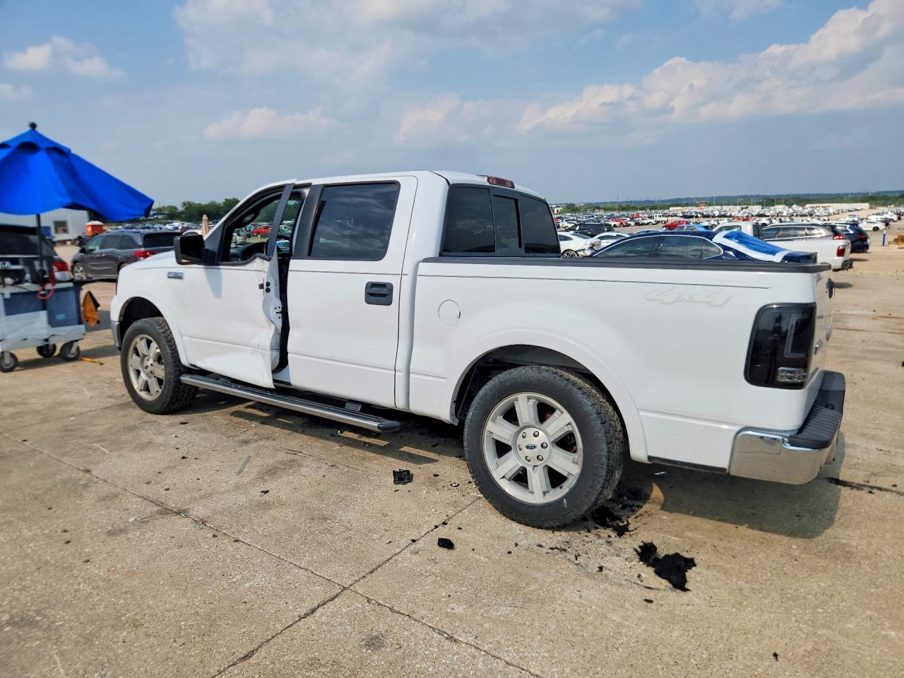 2007 Ford F150 Supercrew White vin: 1FTPW14VX7KC80792