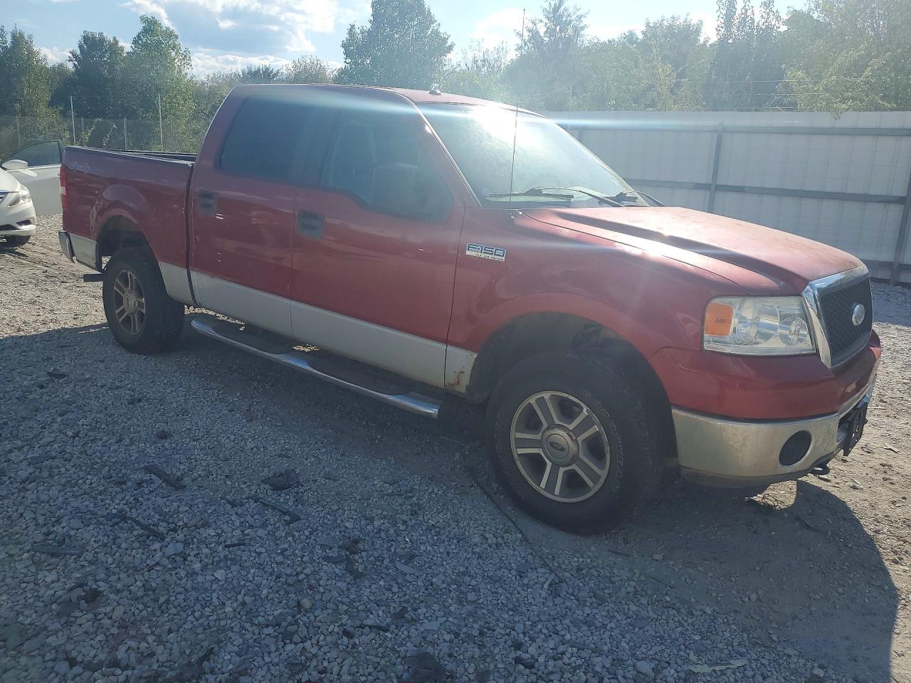 2007 Ford F150 Supercrew Red vin: 1FTPW14VX7KD62750