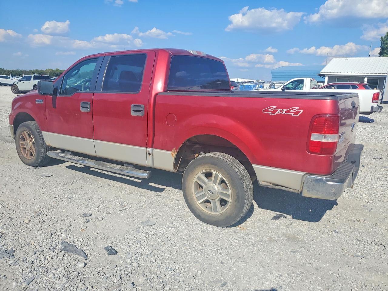 2007 Ford F150 Supercrew Red vin: 1FTPW14VX7KD62750