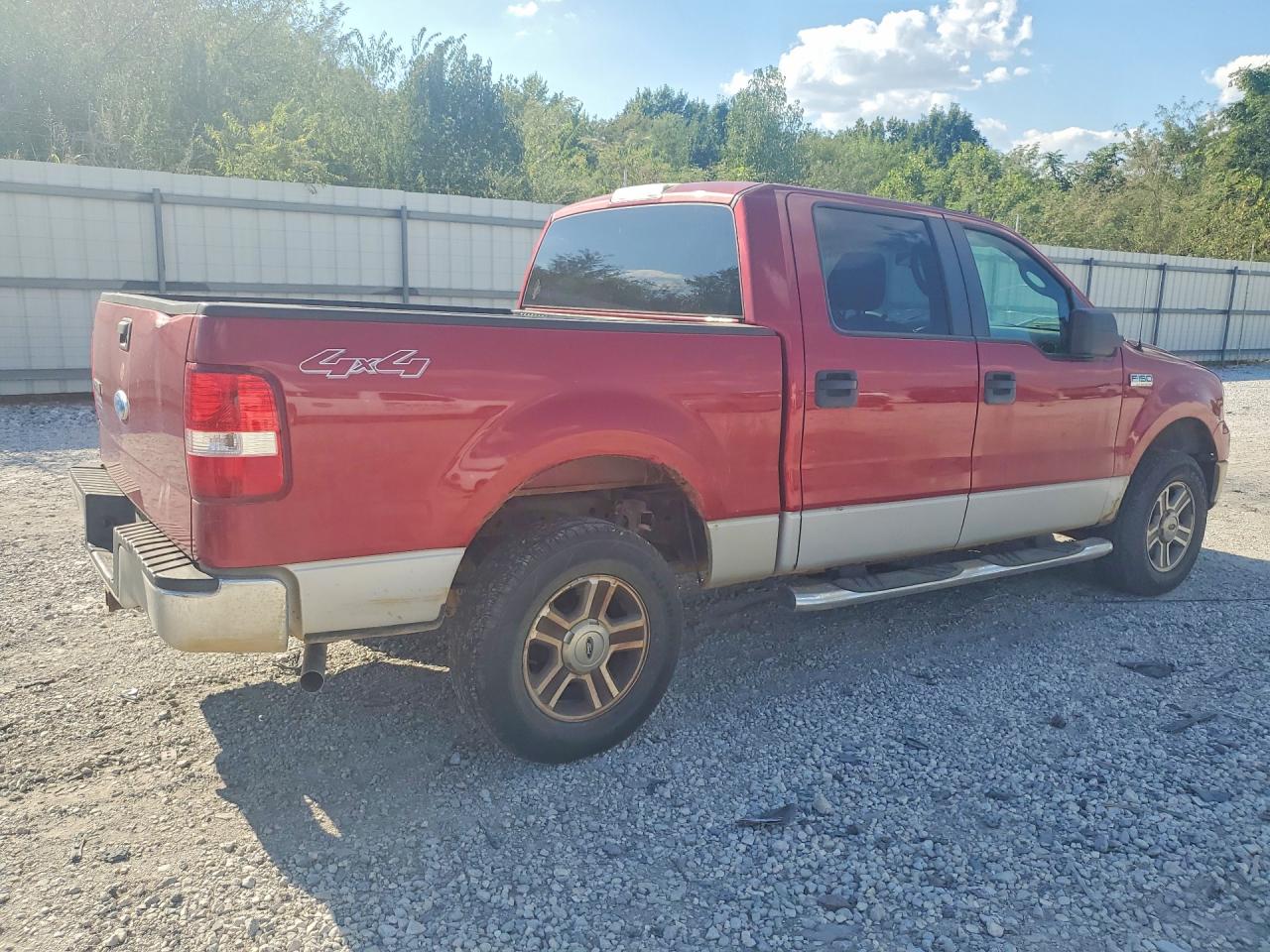 2007 Ford F150 Supercrew Red vin: 1FTPW14VX7KD62750