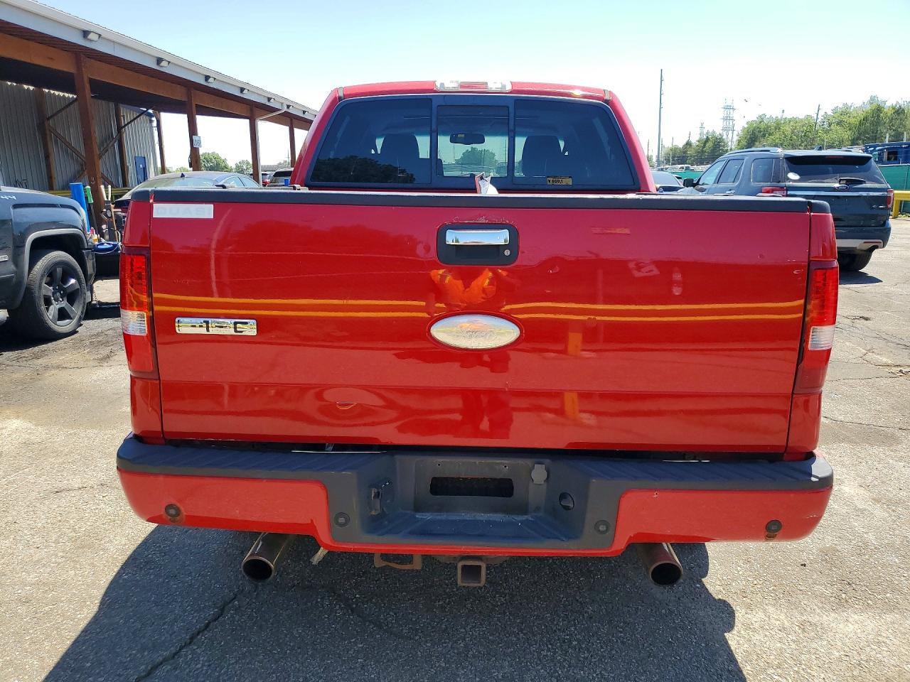 2008 Ford F150 Supercrew Красный vin: 1FTPW14VX8FB30370