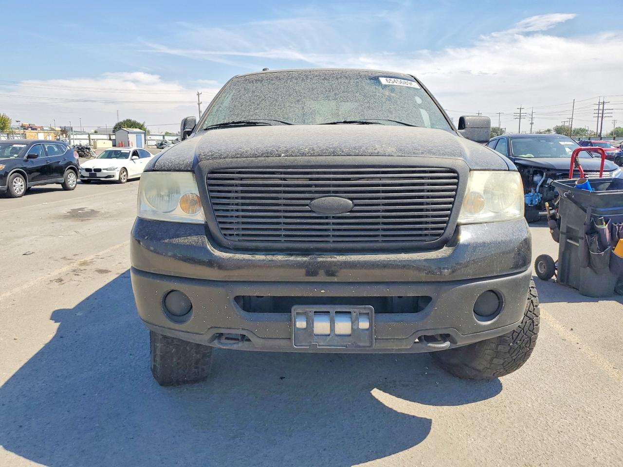 2008 Ford F150 Black vin: 1FTPW14VX8FC25981