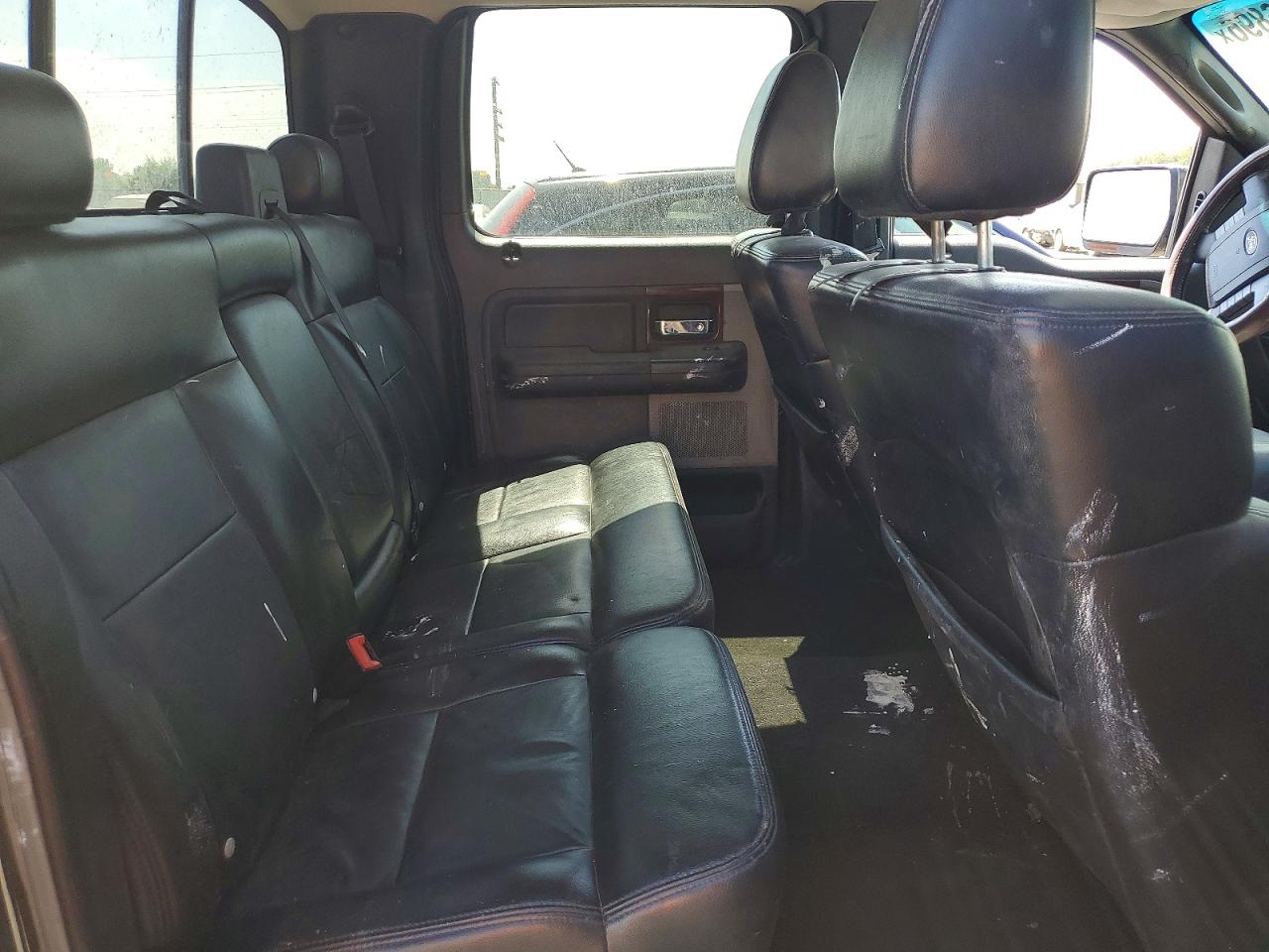 2008 Ford F150 Black vin: 1FTPW14VX8FC25981