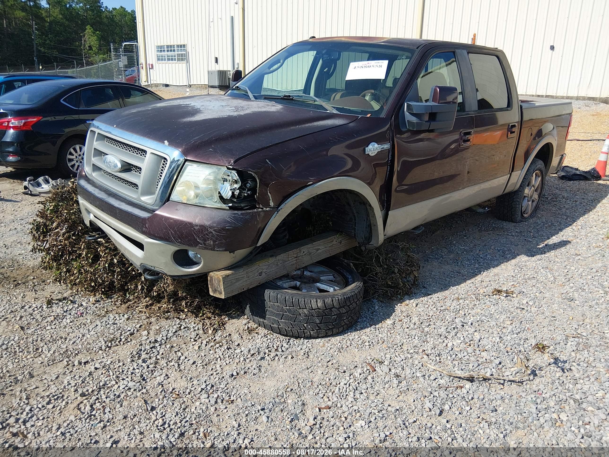 2008 Ford F-150 60th Anniversary/fx4/king Ranch/lariat/xlt Brown vin: 1FTPW14VX8KC03812
