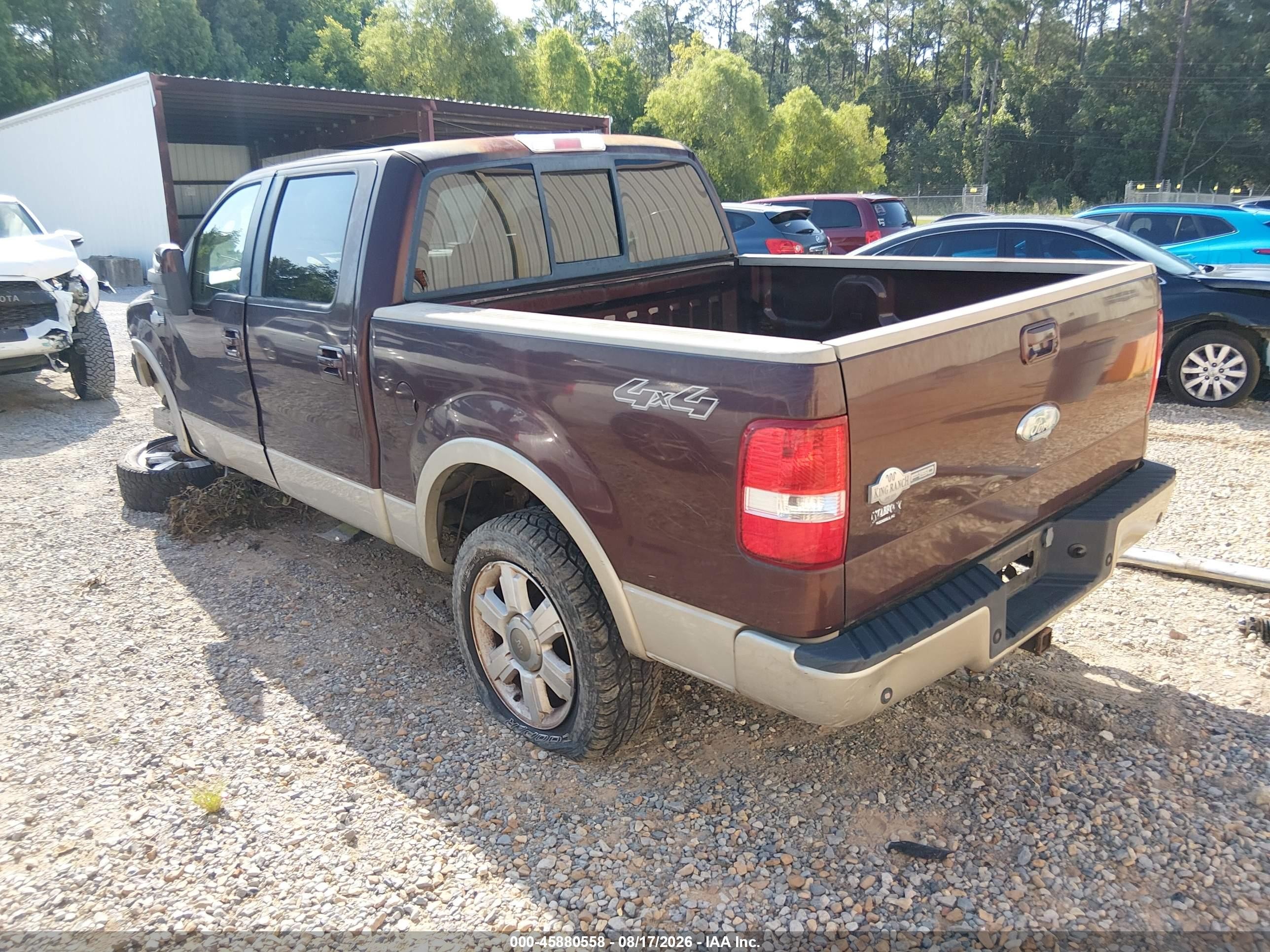 2008 Ford F-150 60th Anniversary/fx4/king Ranch/lariat/xlt Brown vin: 1FTPW14VX8KC03812