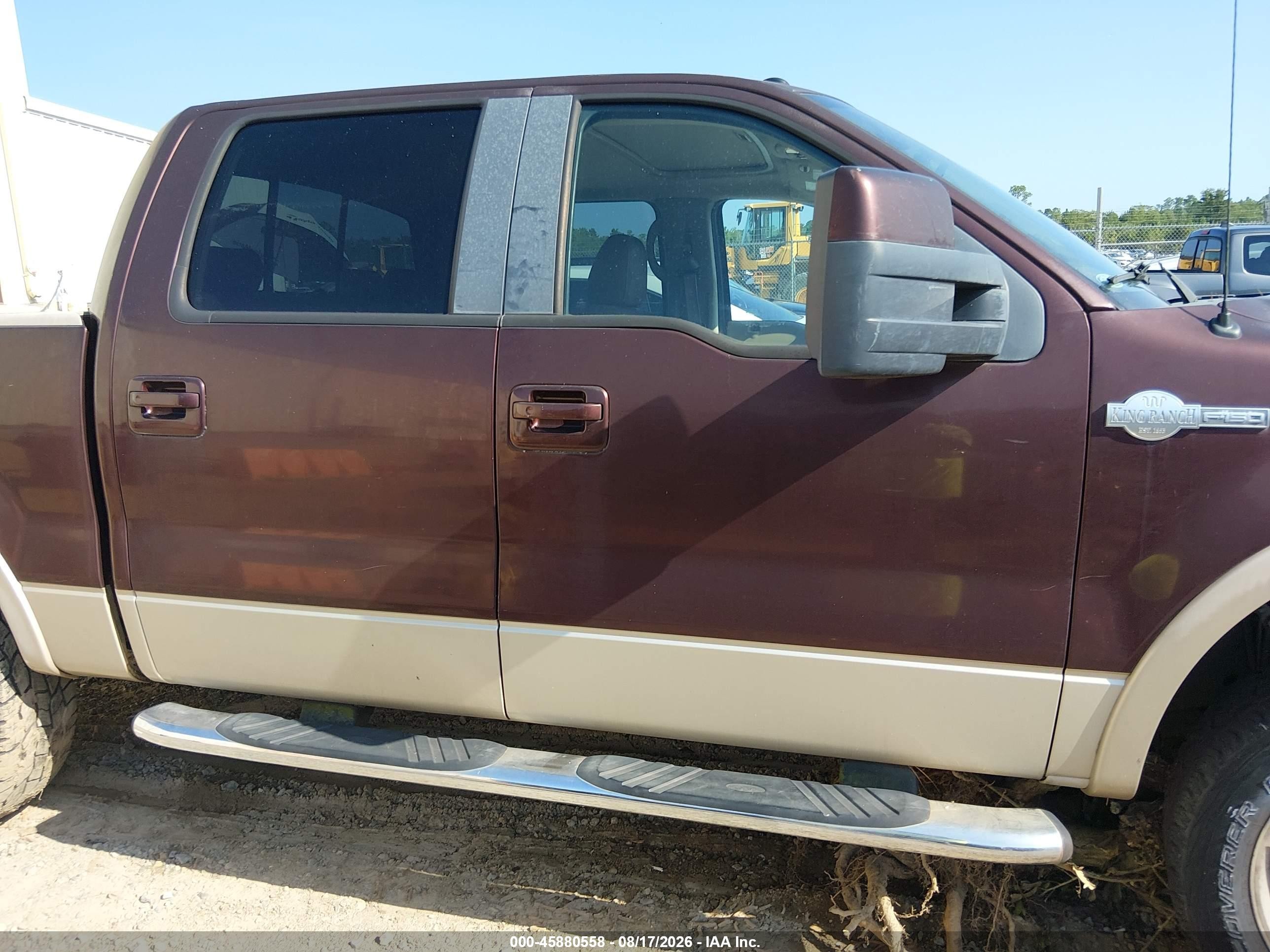 2008 Ford F-150 60th Anniversary/fx4/king Ranch/lariat/xlt Brown vin: 1FTPW14VX8KC03812