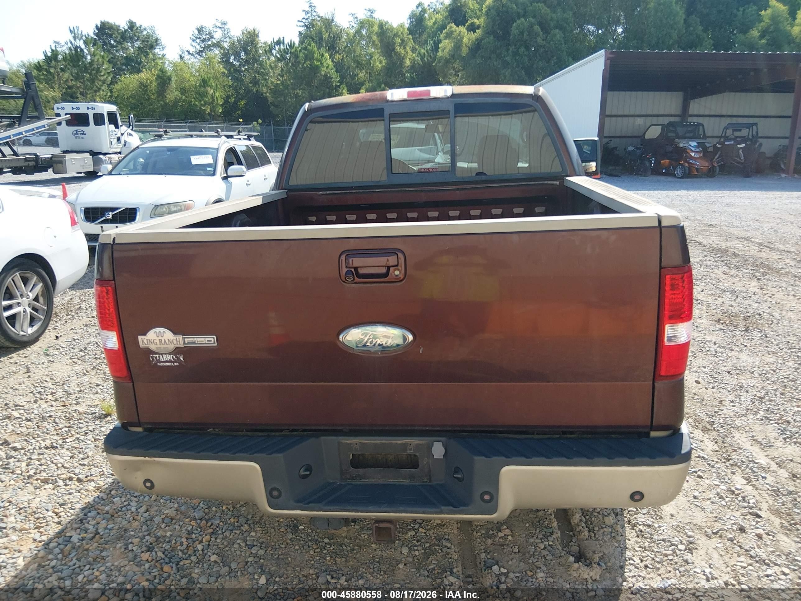 2008 Ford F-150 60th Anniversary/fx4/king Ranch/lariat/xlt Brown vin: 1FTPW14VX8KC03812