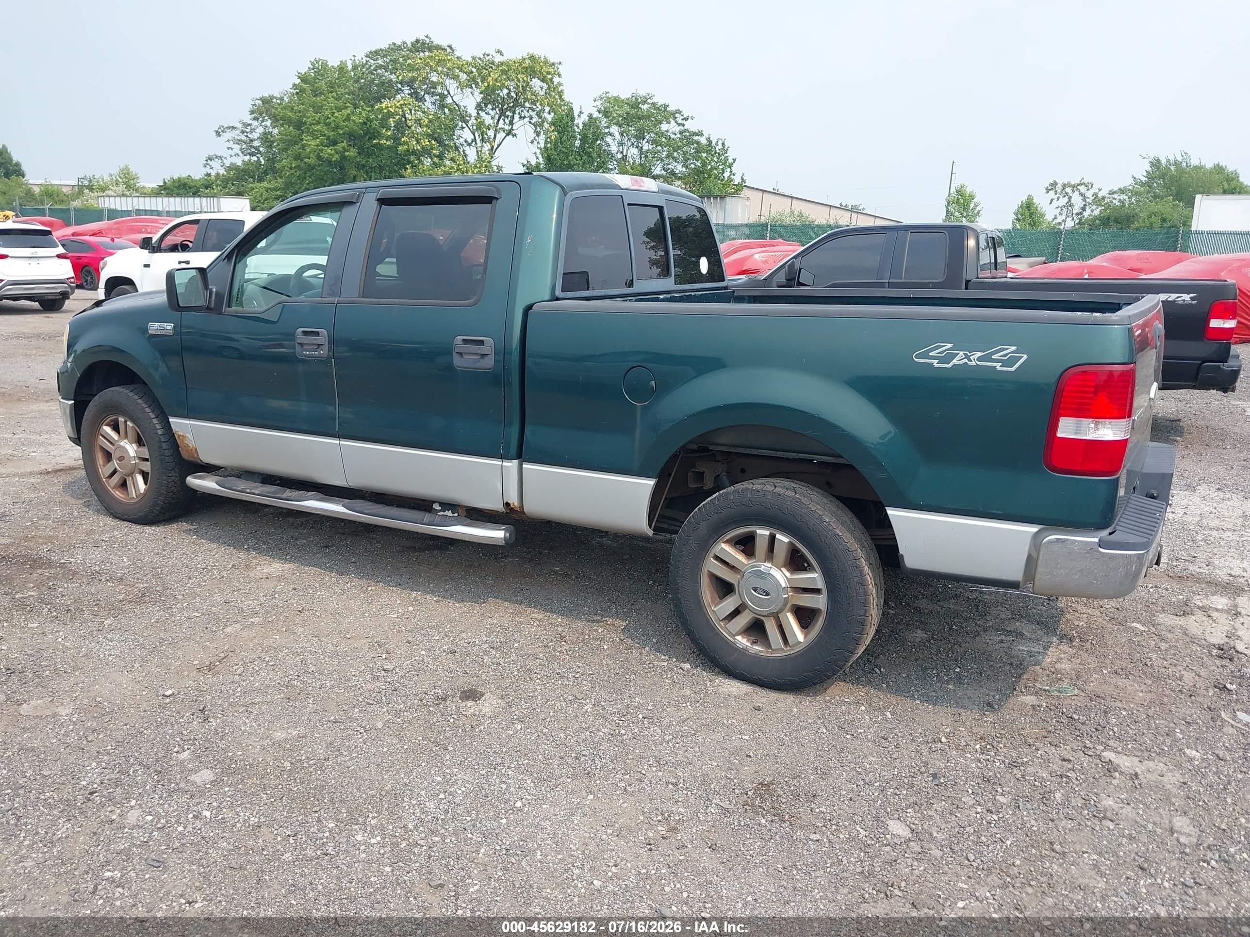 2008 Ford F-150 60th Anniversary/fx4/king Ranch/lariat/xlt Green vin: 1FTPW14VX8KD81400