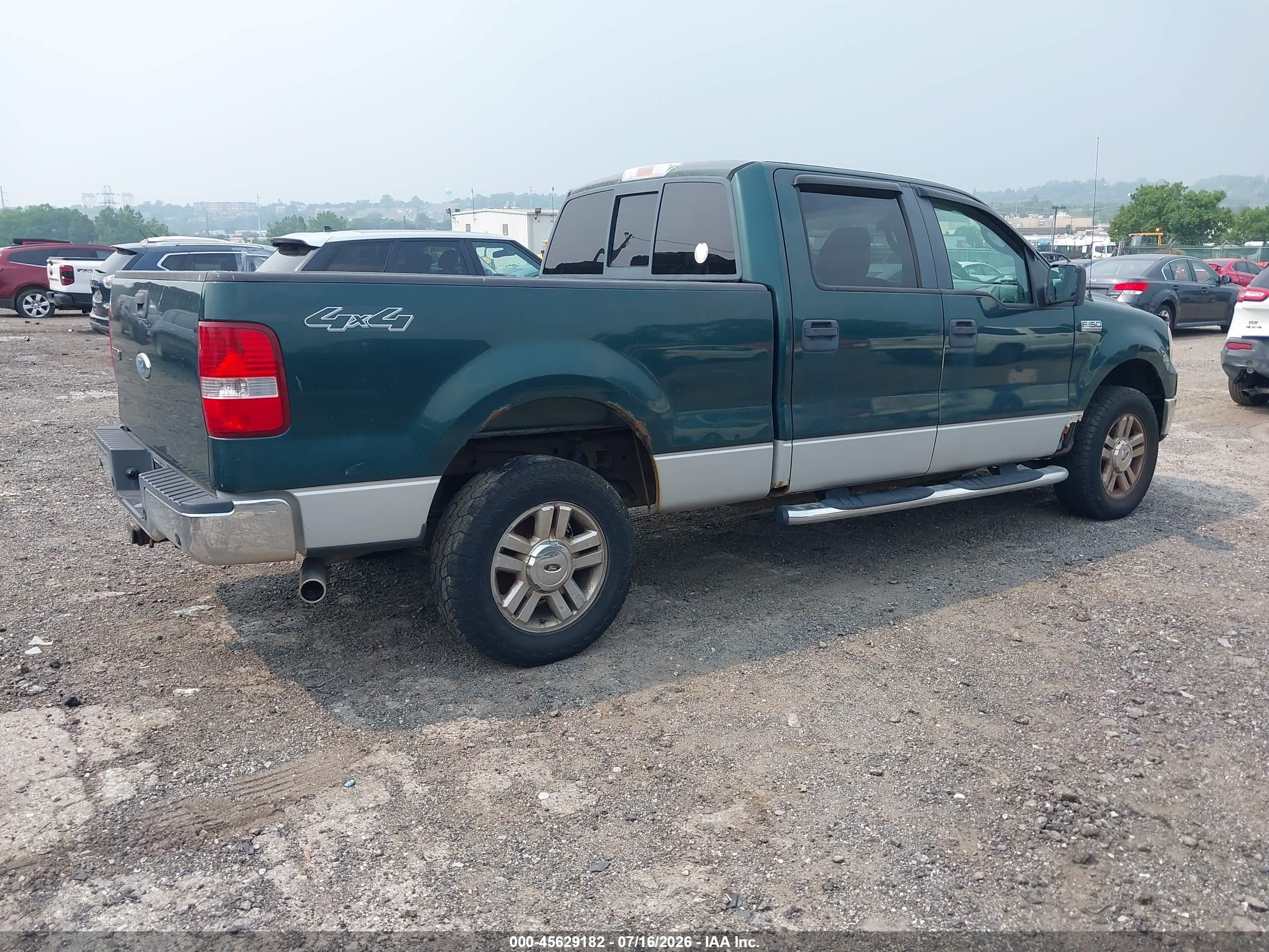 2008 Ford F-150 60th Anniversary/fx4/king Ranch/lariat/xlt Green vin: 1FTPW14VX8KD81400