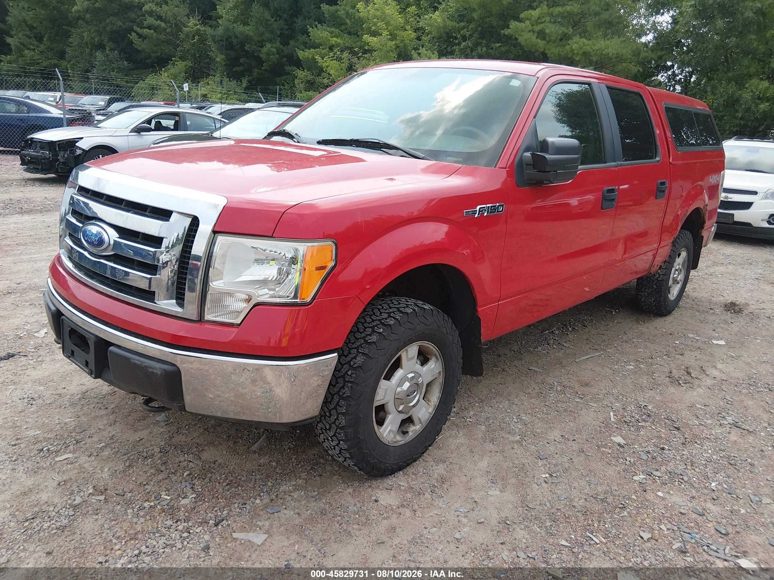 2009 Ford F-150 Fx4/king Ranch/lariat/platinum/xl/xlt Красный vin: 1FTPW14VX9FA01434