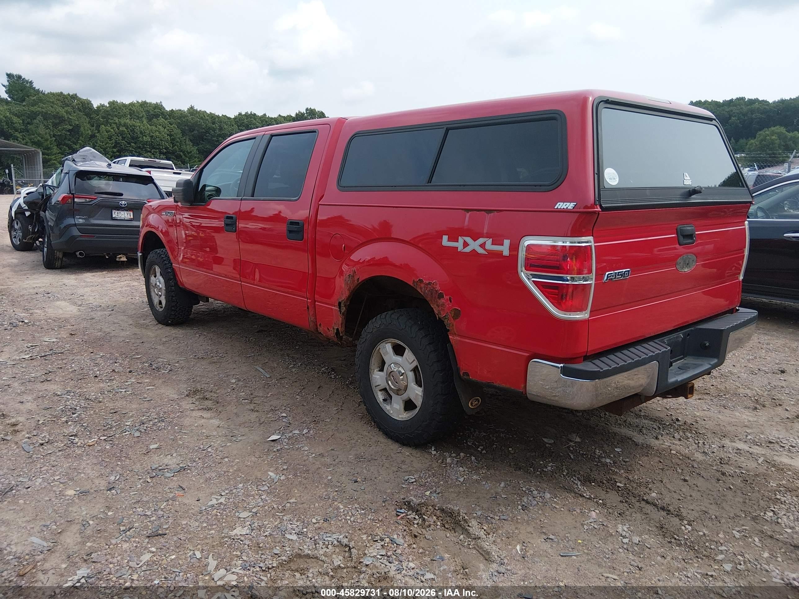 2009 Ford F-150 Fx4/king Ranch/lariat/platinum/xl/xlt Красный vin: 1FTPW14VX9FA01434