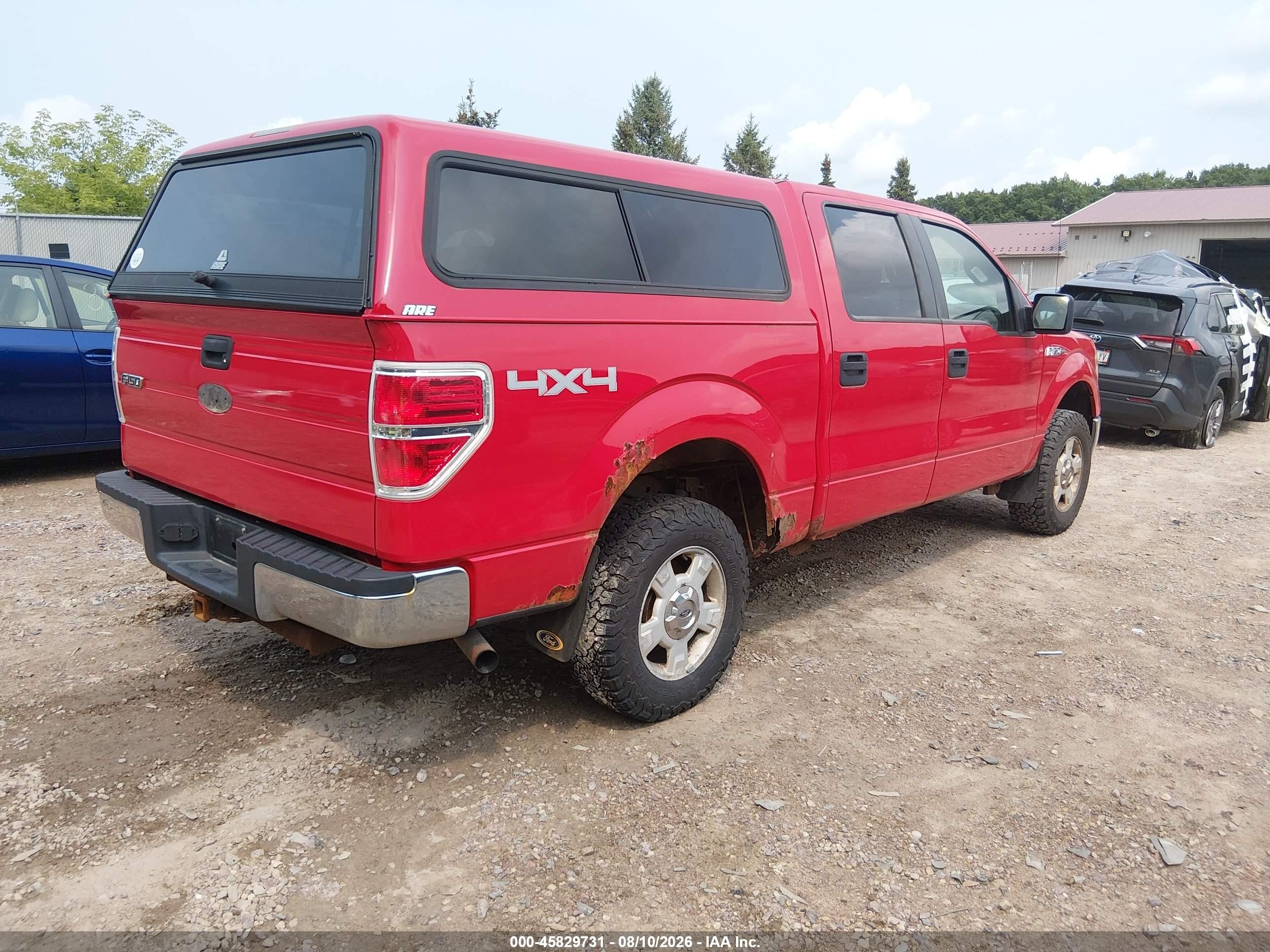 2009 Ford F-150 Fx4/king Ranch/lariat/platinum/xl/xlt Красный vin: 1FTPW14VX9FA01434