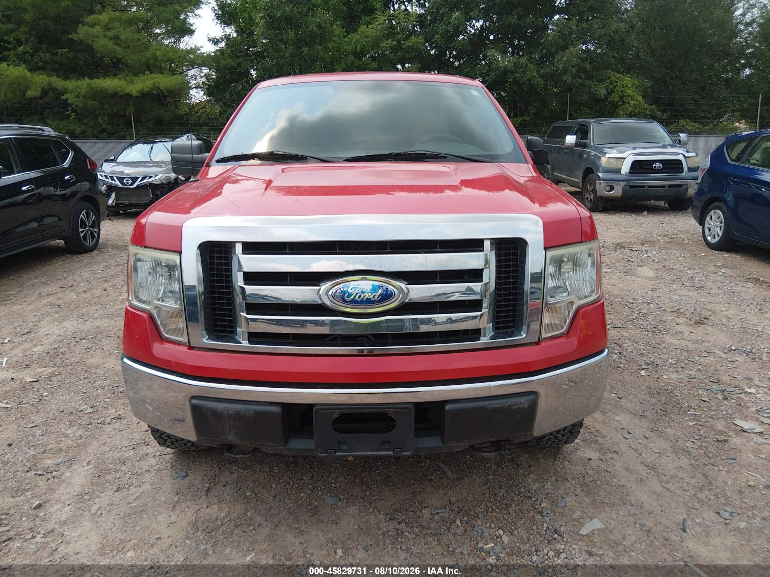 2009 Ford F-150 Fx4/king Ranch/lariat/platinum/xl/xlt Красный vin: 1FTPW14VX9FA01434