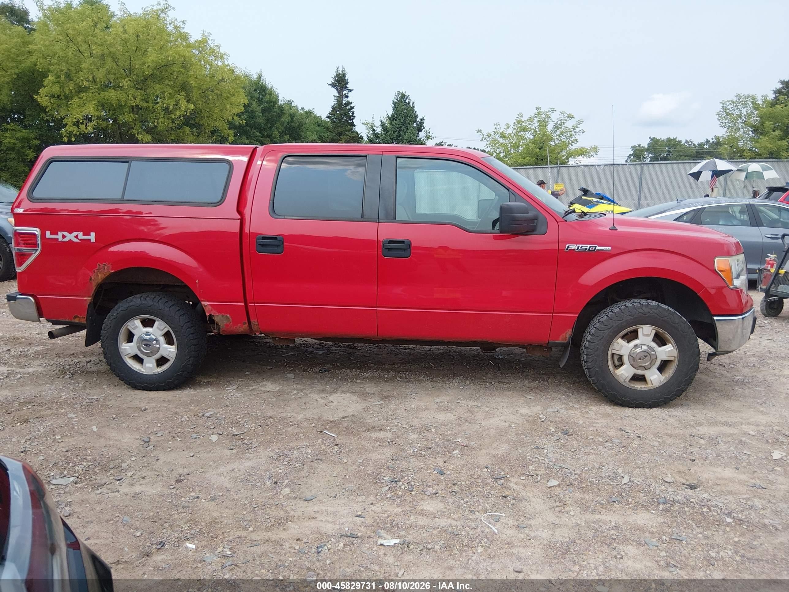 2009 Ford F-150 Fx4/king Ranch/lariat/platinum/xl/xlt Красный vin: 1FTPW14VX9FA01434