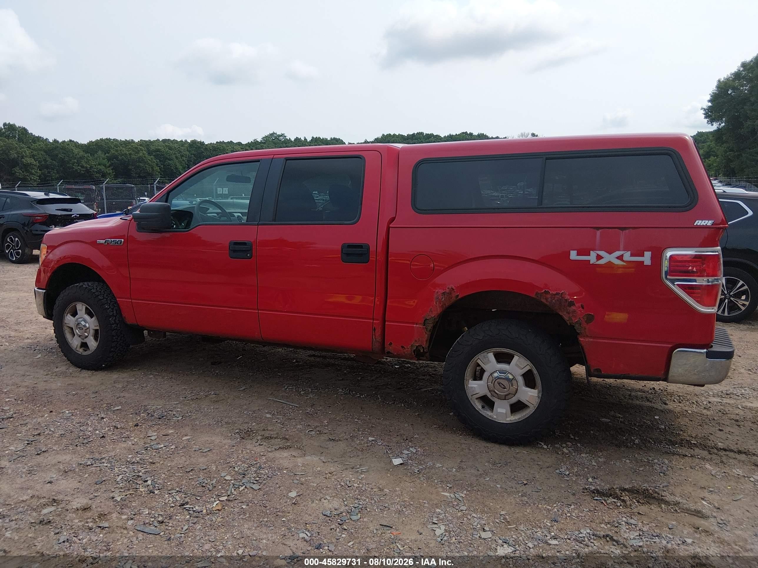 2009 Ford F-150 Fx4/king Ranch/lariat/platinum/xl/xlt Красный vin: 1FTPW14VX9FA01434