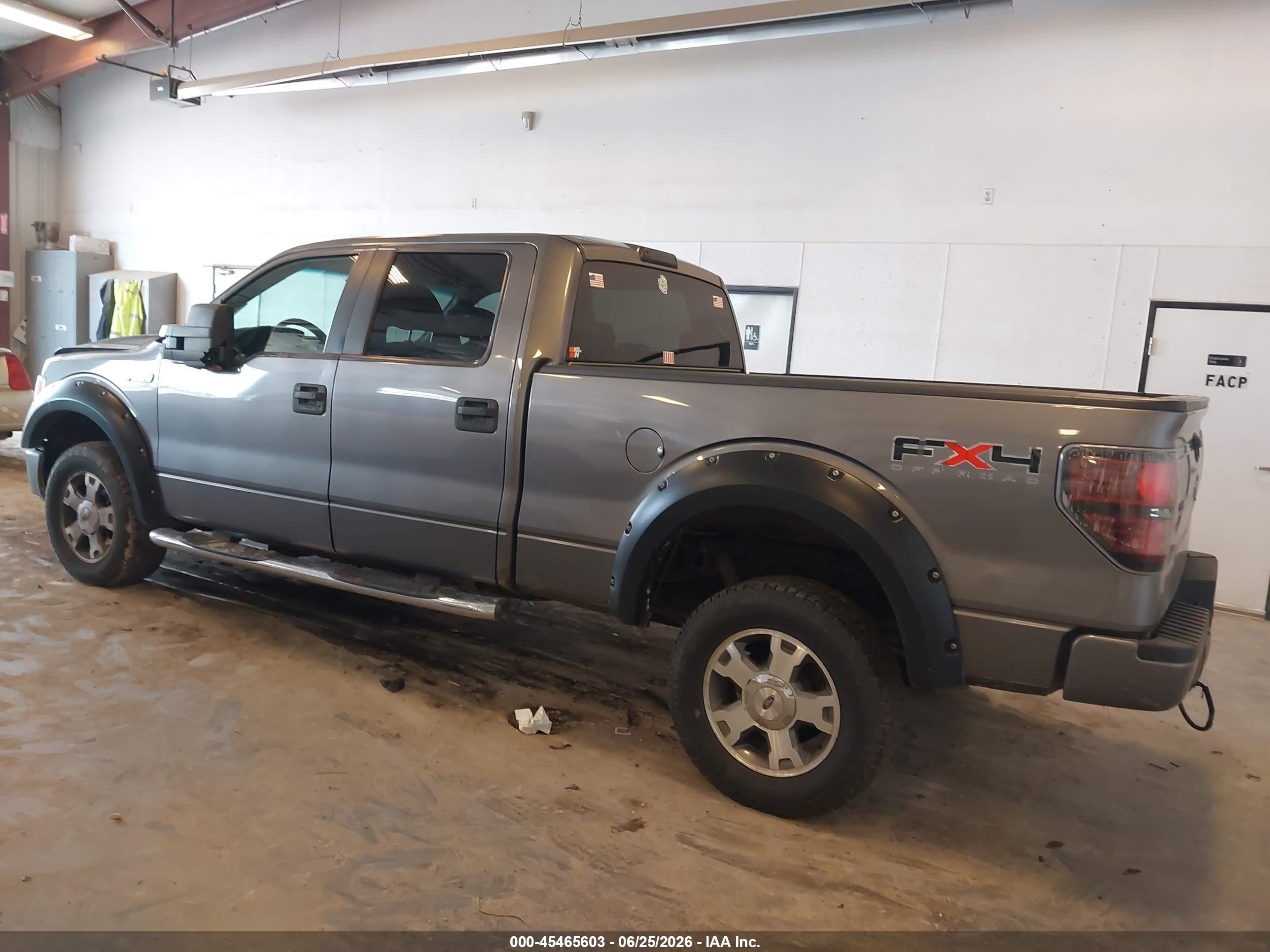 2009 Ford F-150 Fx4 Gray vin: 1FTPW14VX9FA13146