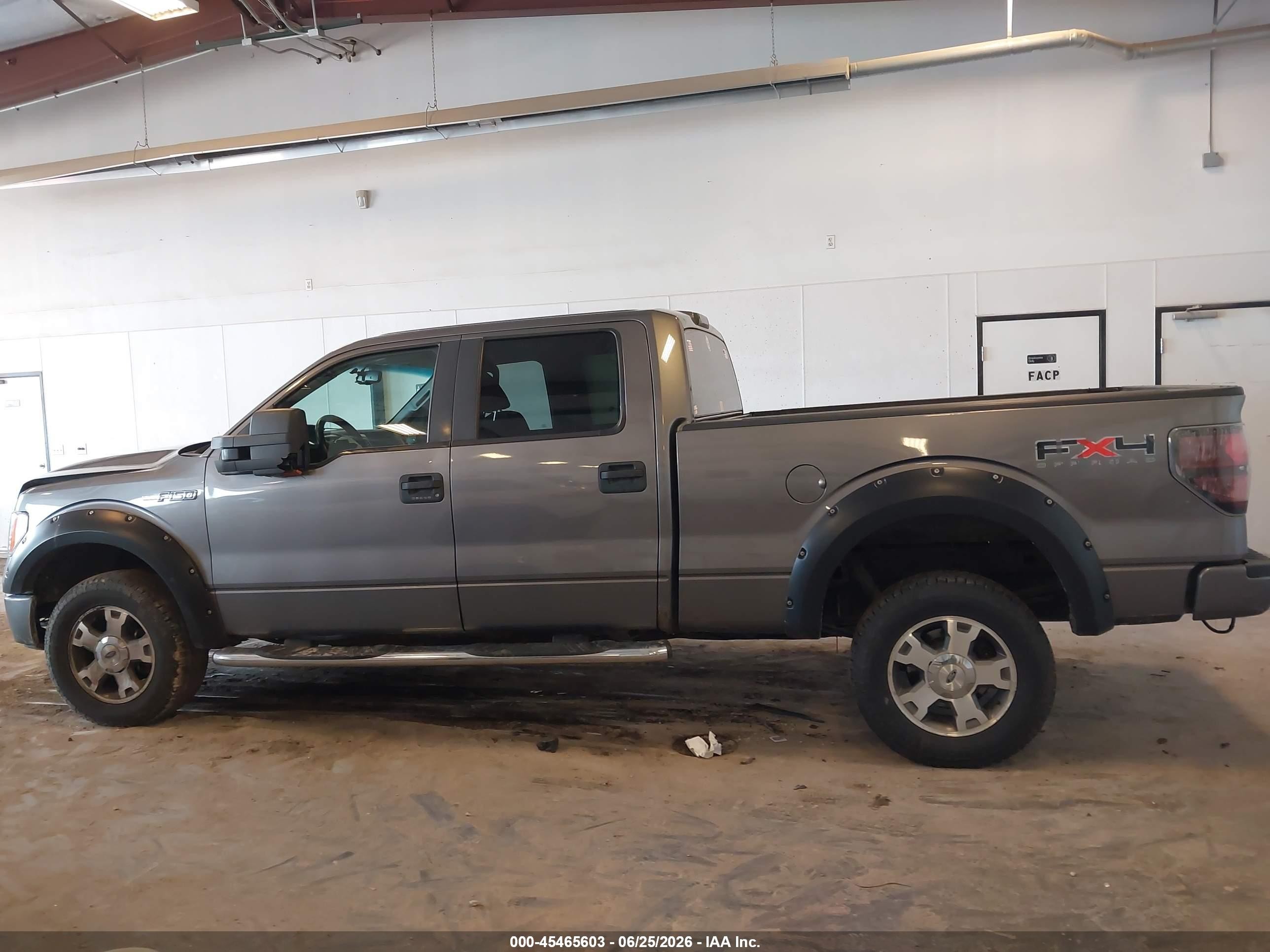 2009 Ford F-150 Fx4 Gray vin: 1FTPW14VX9FA13146