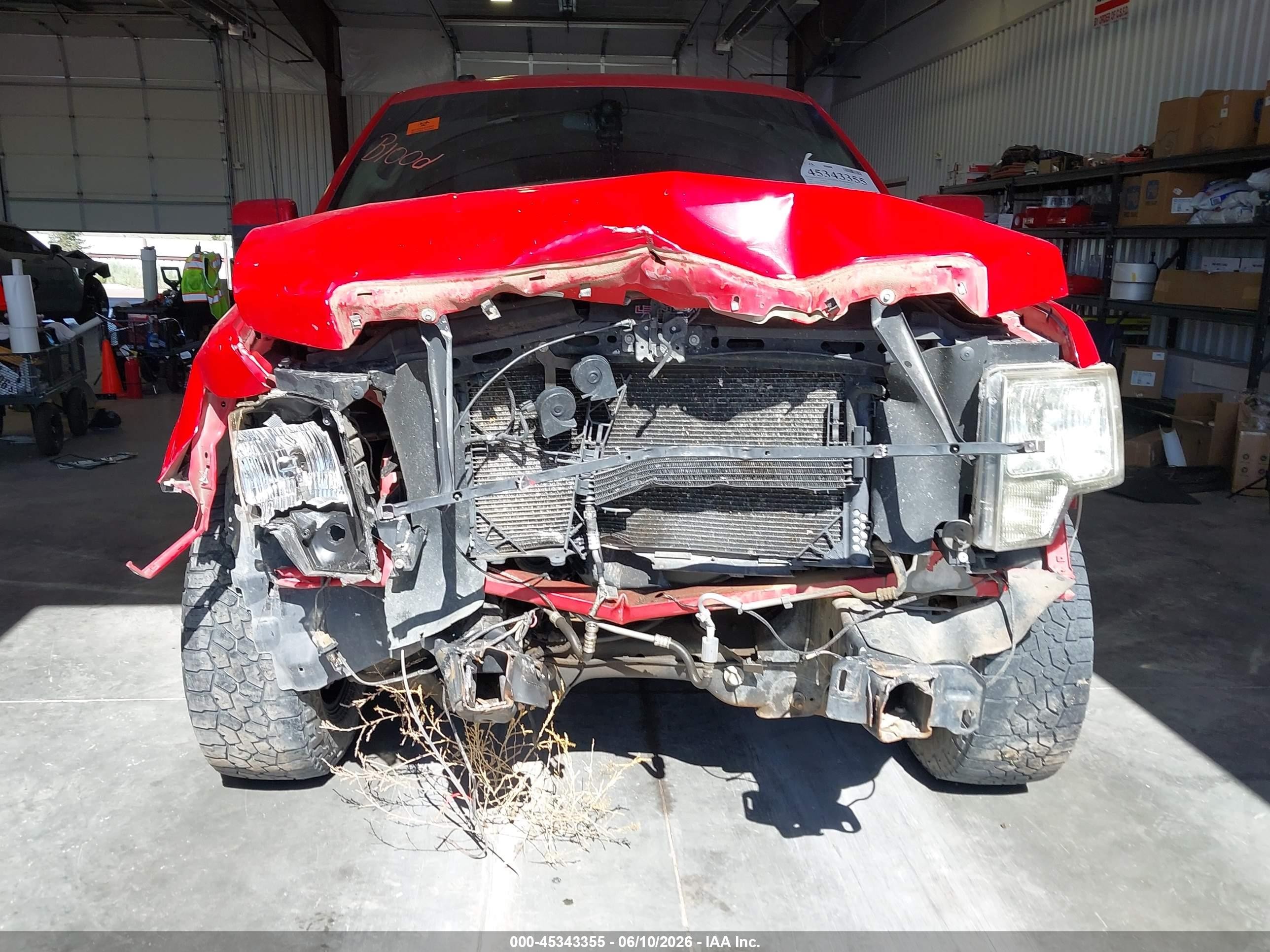 2009 Ford F-150 Fx4/king Ranch/lariat/platinum/xl/xlt Red vin: 1FTPW14VX9FA14653