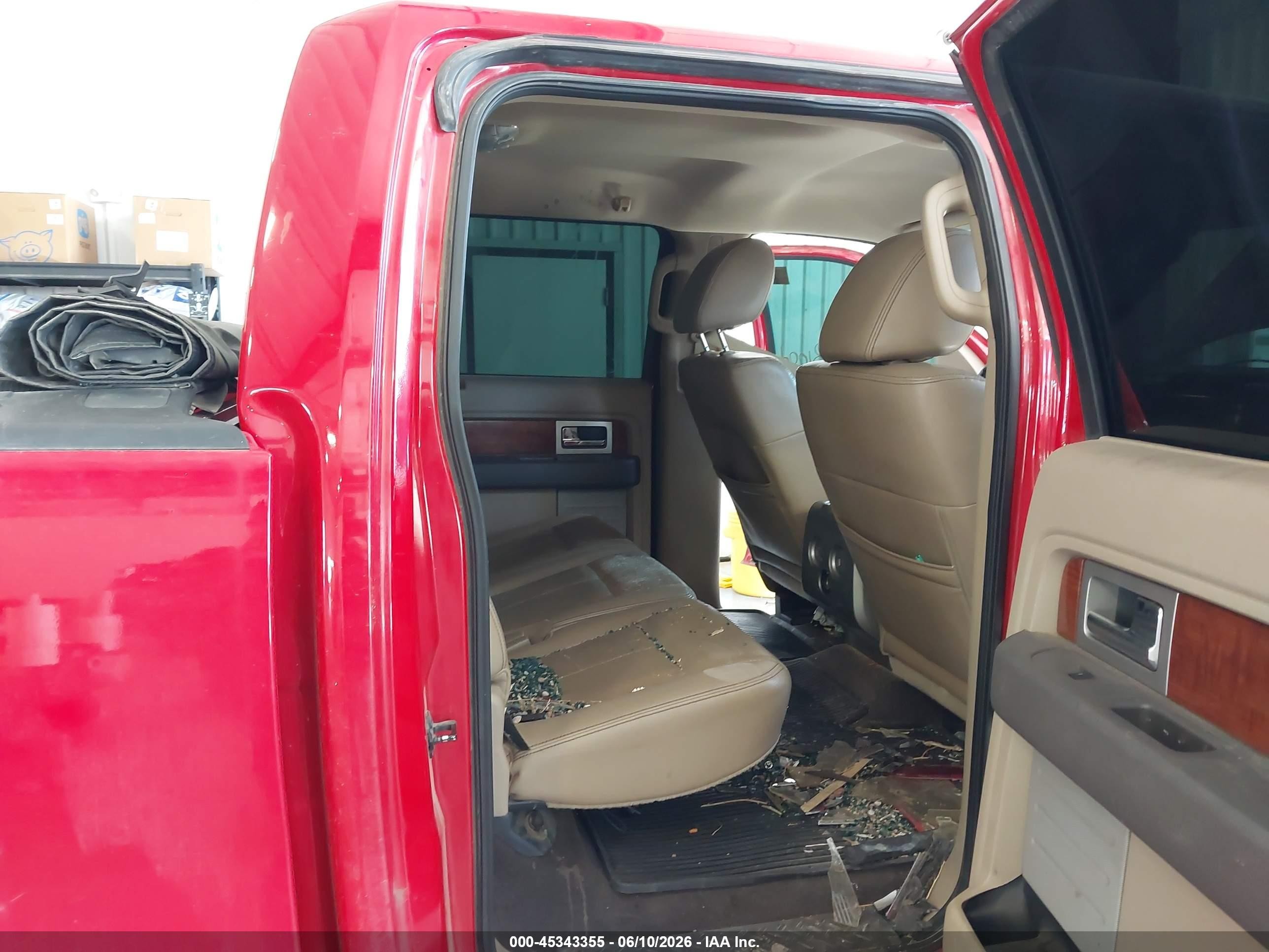 2009 Ford F-150 Fx4/king Ranch/lariat/platinum/xl/xlt Red vin: 1FTPW14VX9FA14653