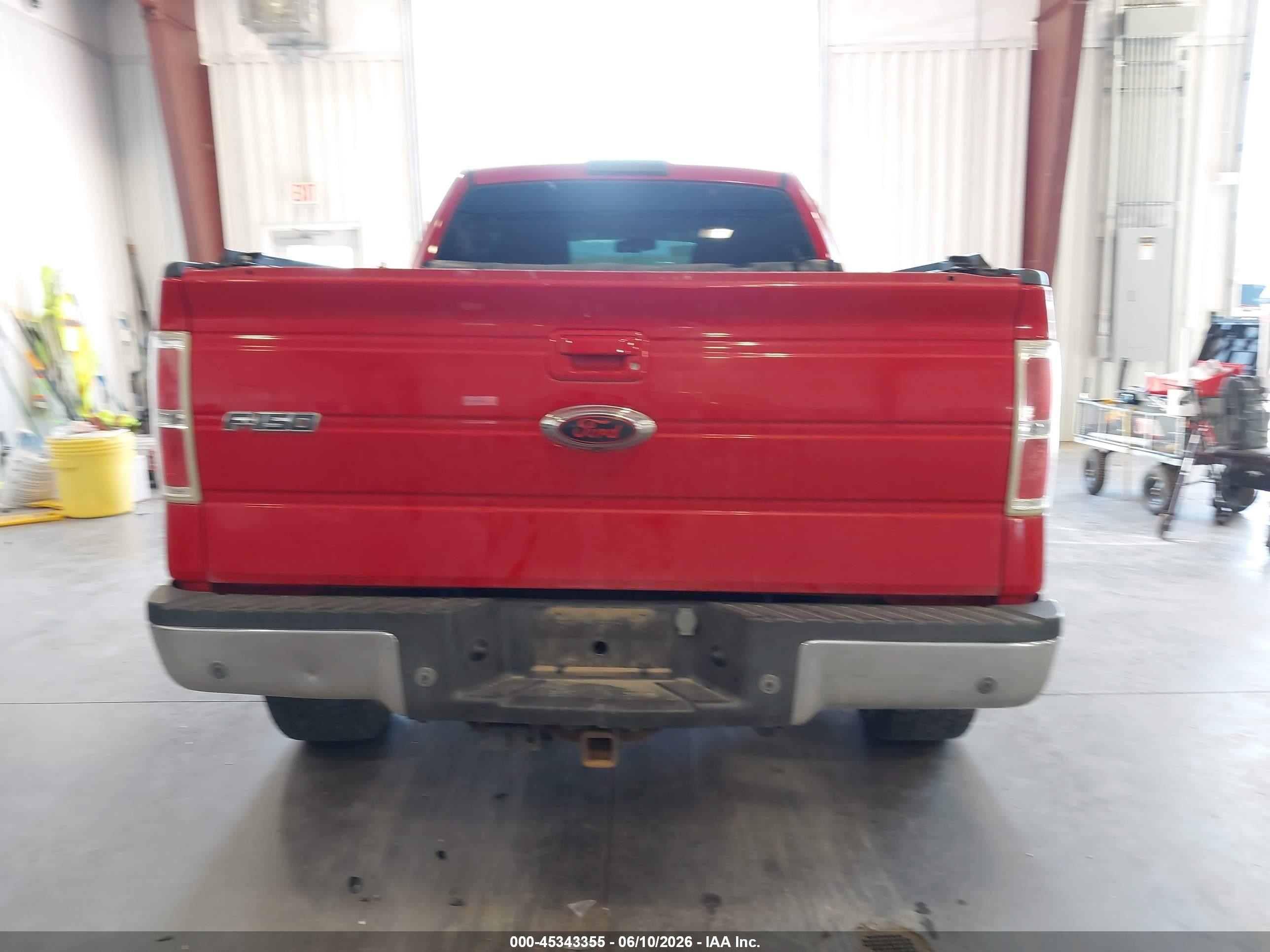2009 Ford F-150 Fx4/king Ranch/lariat/platinum/xl/xlt Red vin: 1FTPW14VX9FA14653