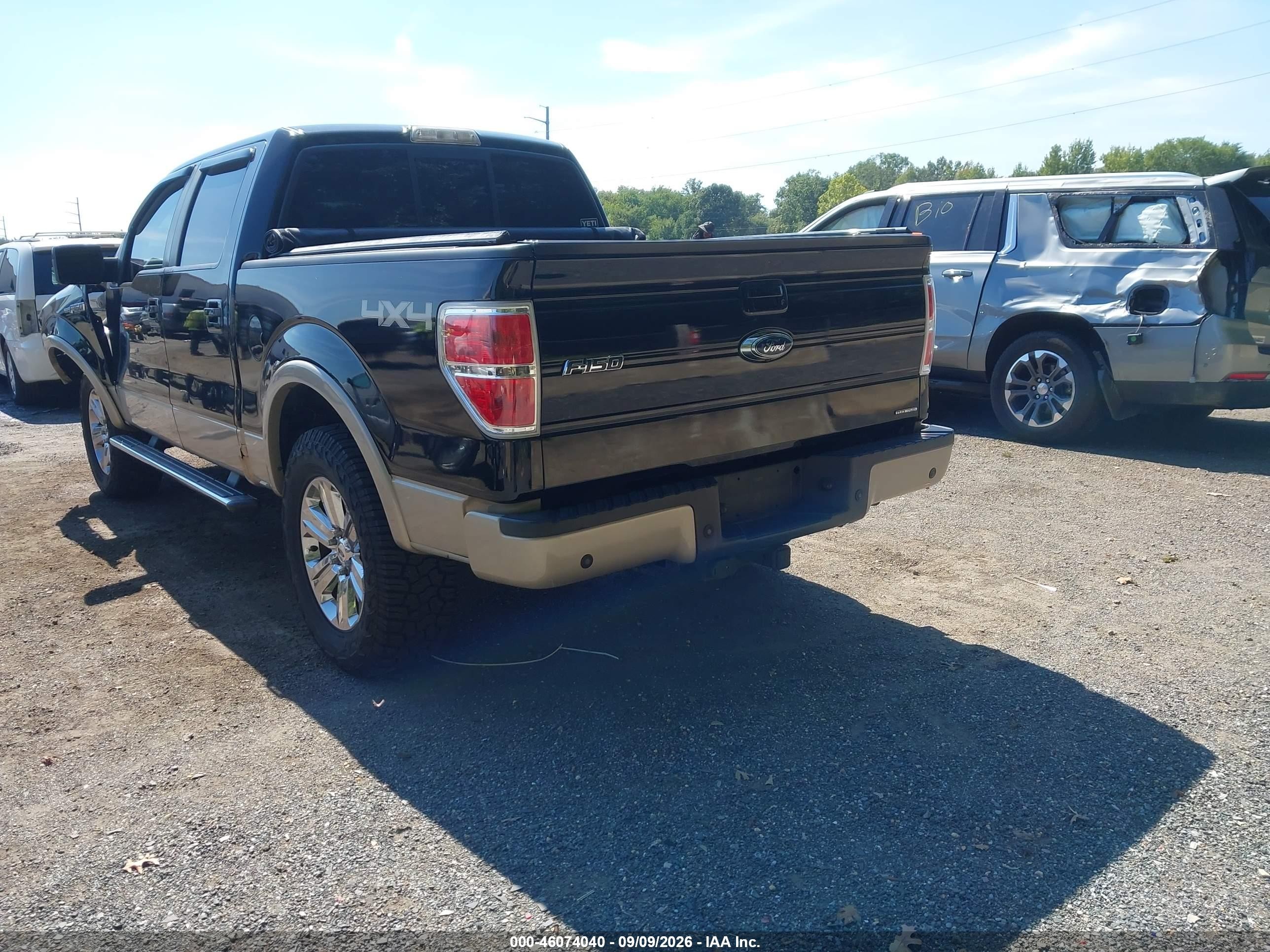 2009 Ford F-150 Fx4/king Ranch/lariat/platinum/xl/xlt Black vin: 1FTPW14VX9FA18976