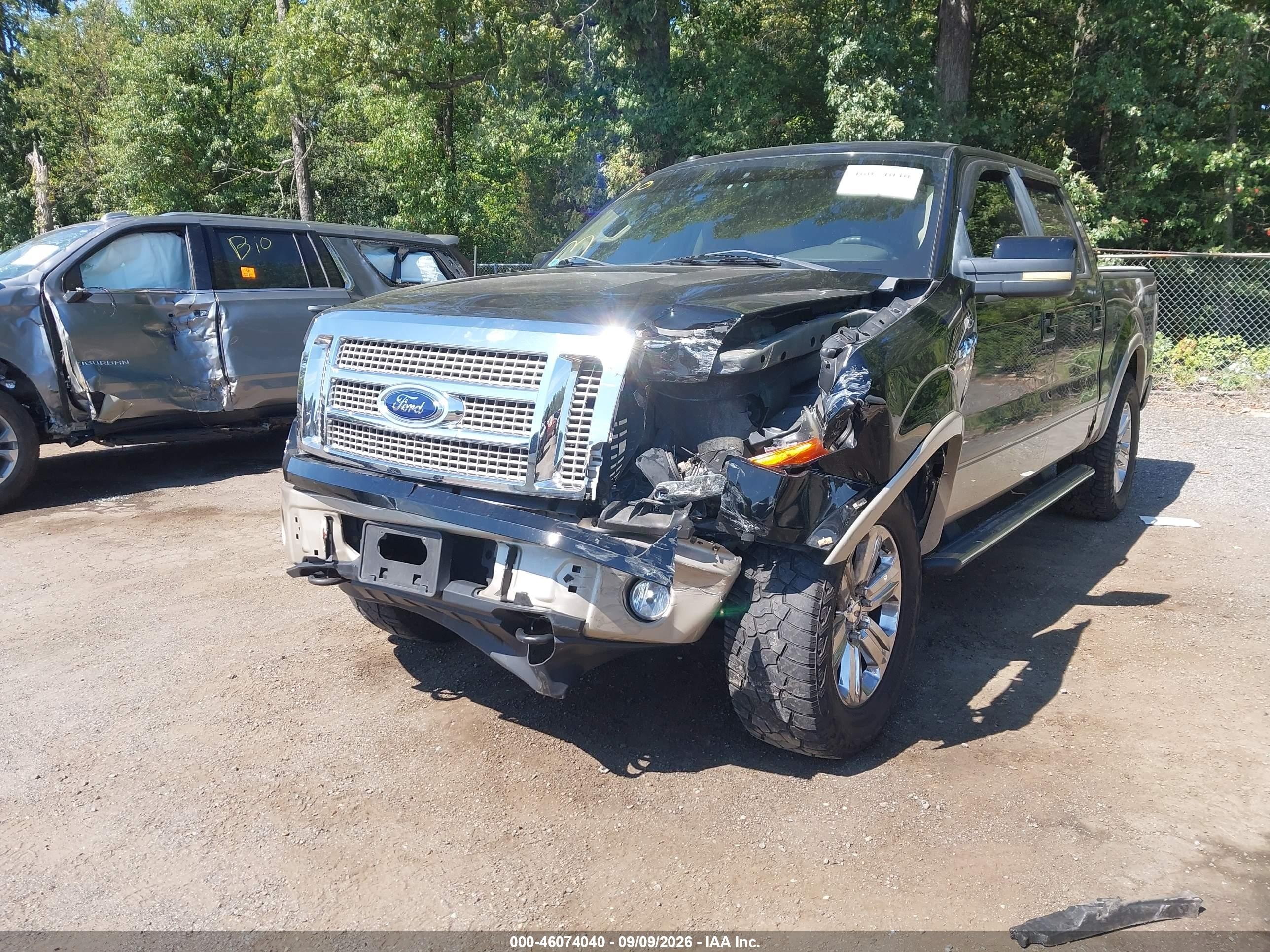 2009 Ford F-150 Fx4/king Ranch/lariat/platinum/xl/xlt Black vin: 1FTPW14VX9FA18976