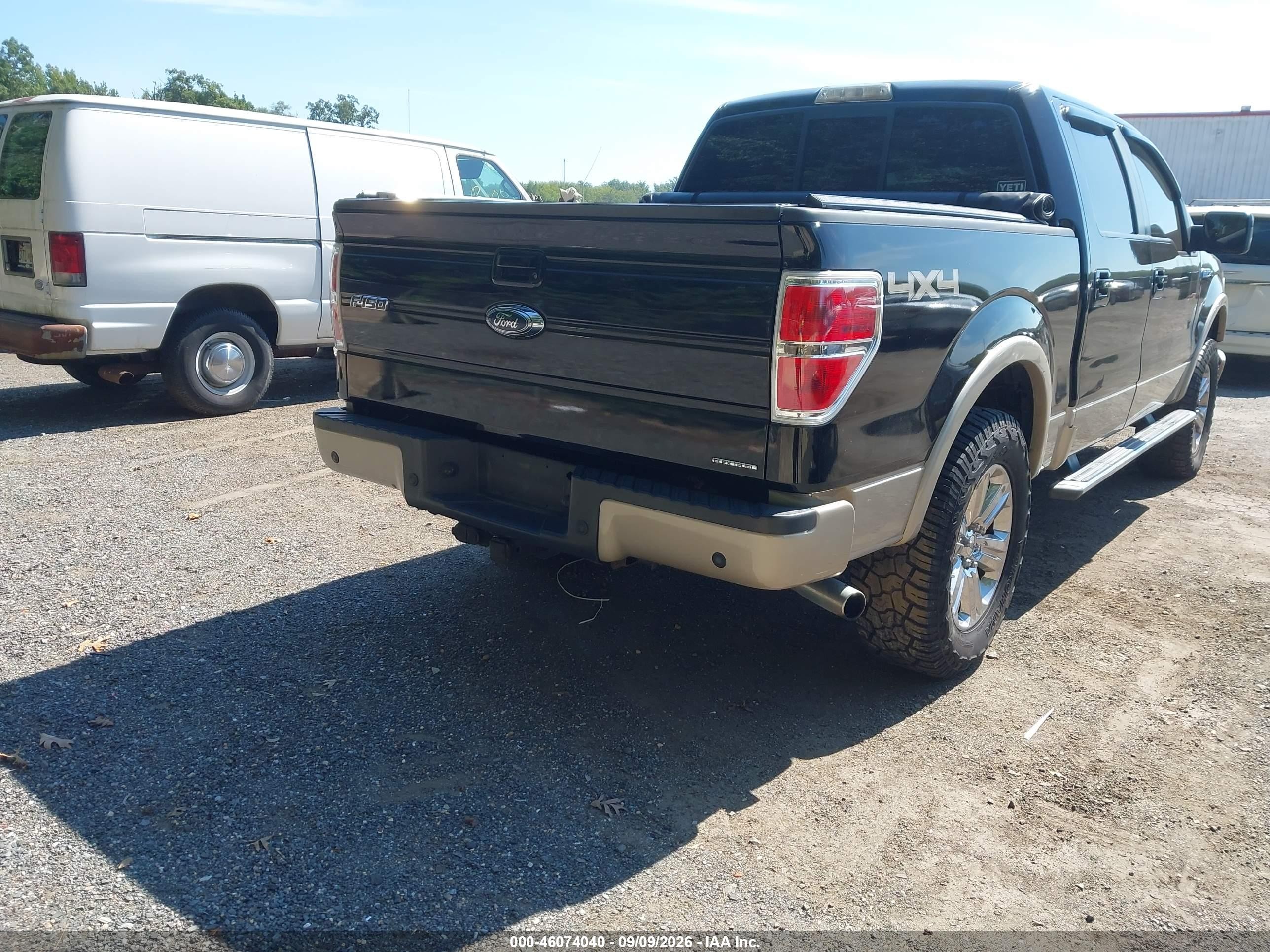 2009 Ford F-150 Fx4/king Ranch/lariat/platinum/xl/xlt Black vin: 1FTPW14VX9FA18976