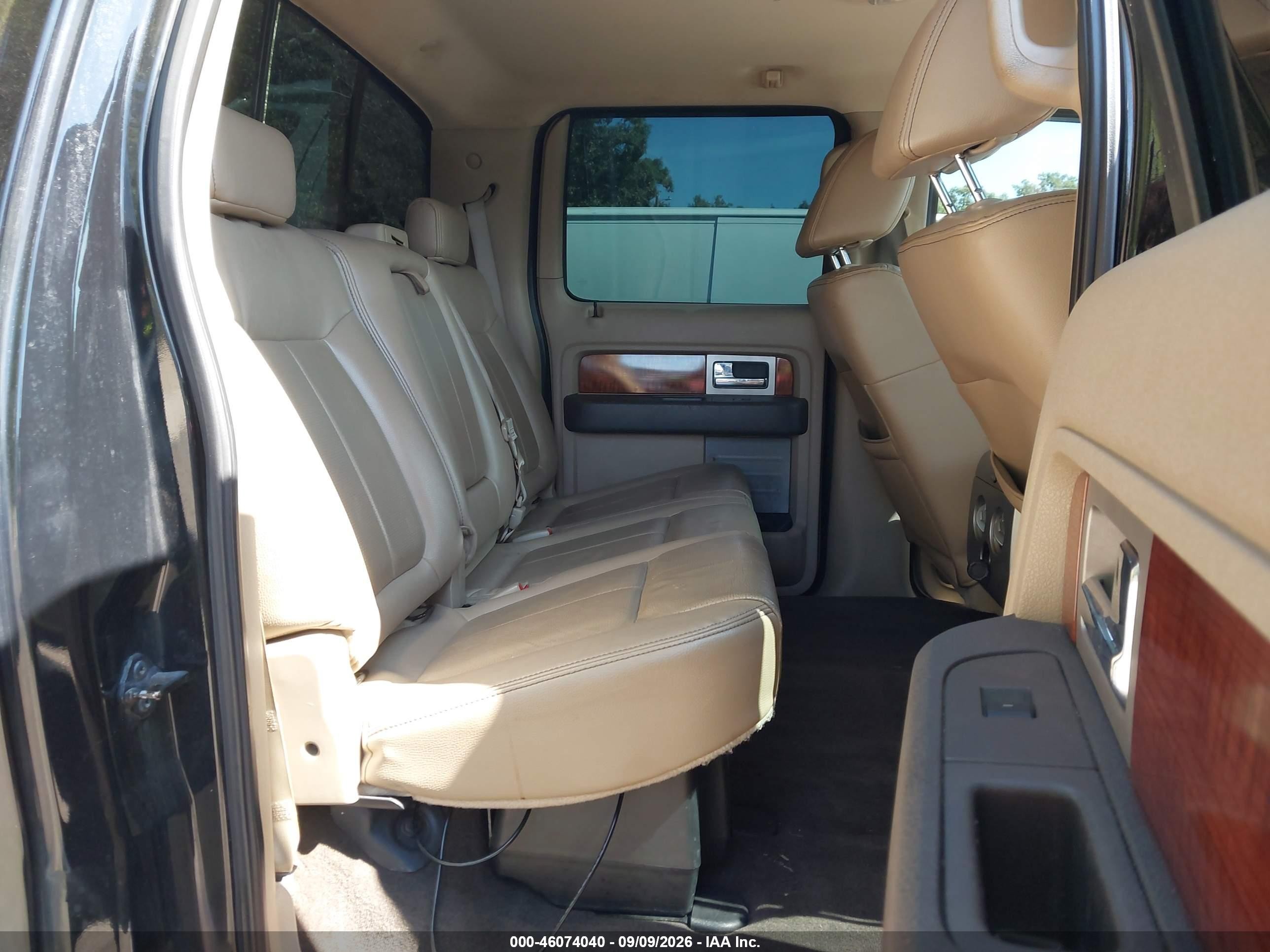 2009 Ford F-150 Fx4/king Ranch/lariat/platinum/xl/xlt Black vin: 1FTPW14VX9FA18976