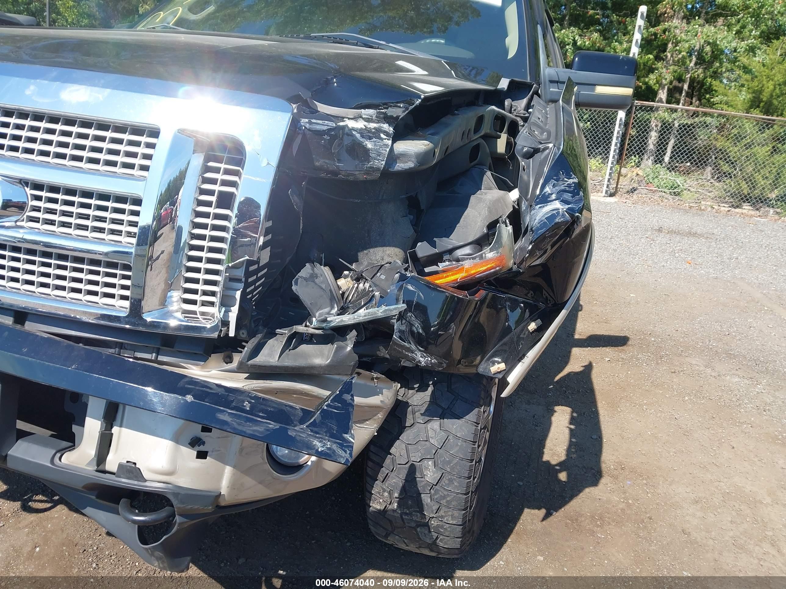 2009 Ford F-150 Fx4/king Ranch/lariat/platinum/xl/xlt Black vin: 1FTPW14VX9FA18976