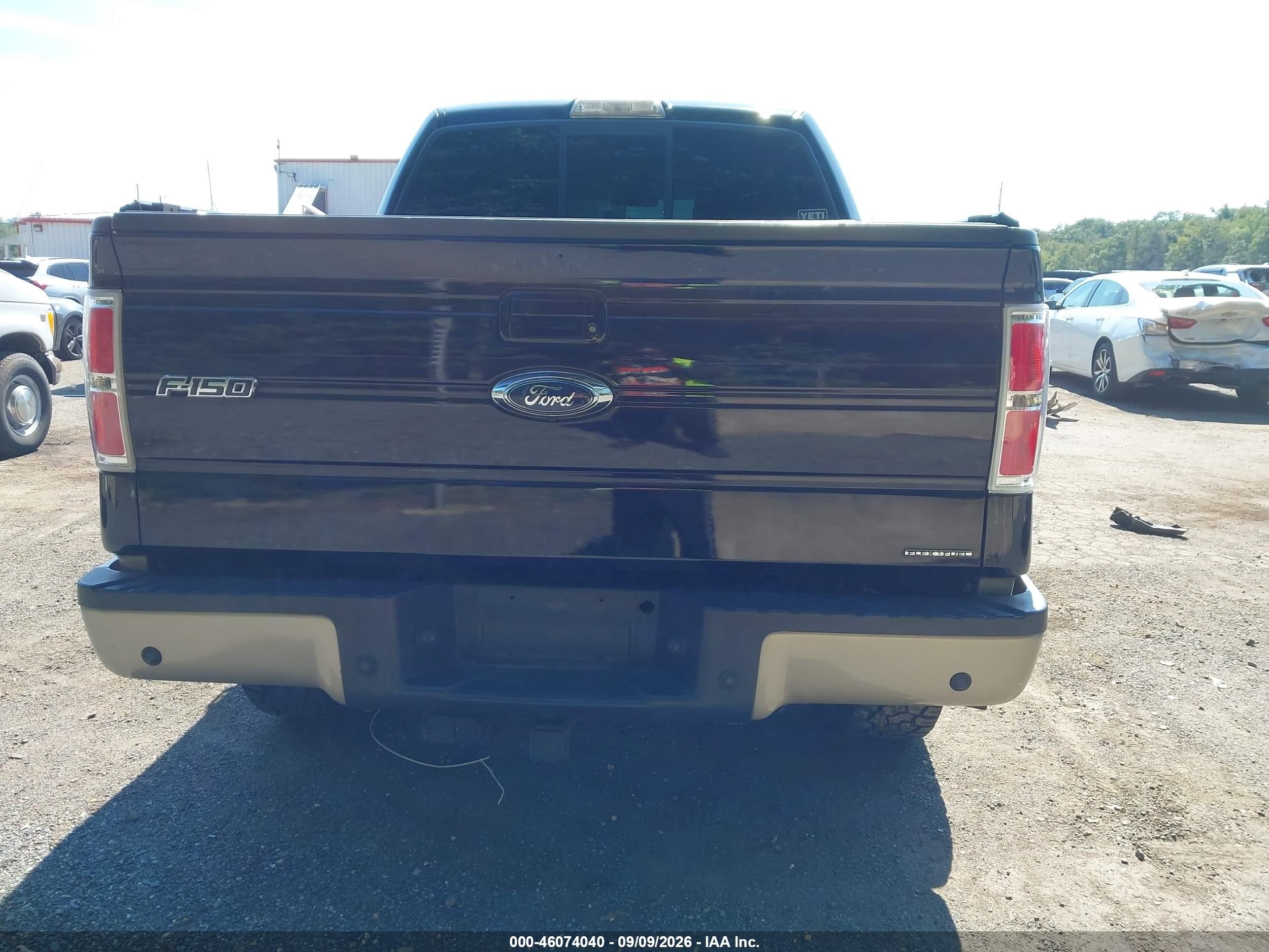 2009 Ford F-150 Fx4/king Ranch/lariat/platinum/xl/xlt Black vin: 1FTPW14VX9FA18976