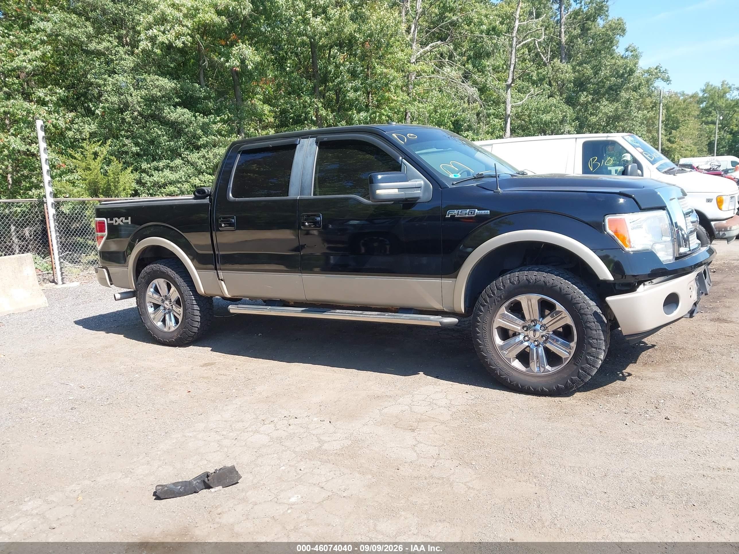 2009 Ford F-150 Fx4/king Ranch/lariat/platinum/xl/xlt Black vin: 1FTPW14VX9FA18976