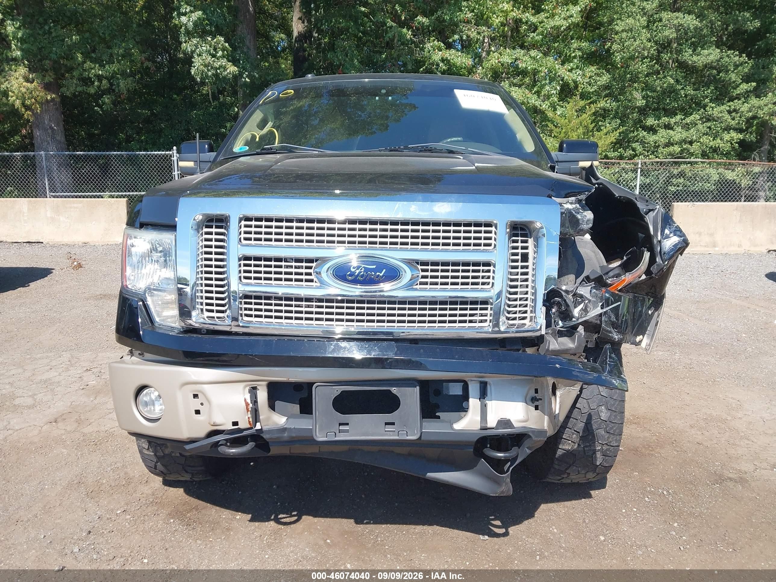 2009 Ford F-150 Fx4/king Ranch/lariat/platinum/xl/xlt Black vin: 1FTPW14VX9FA18976