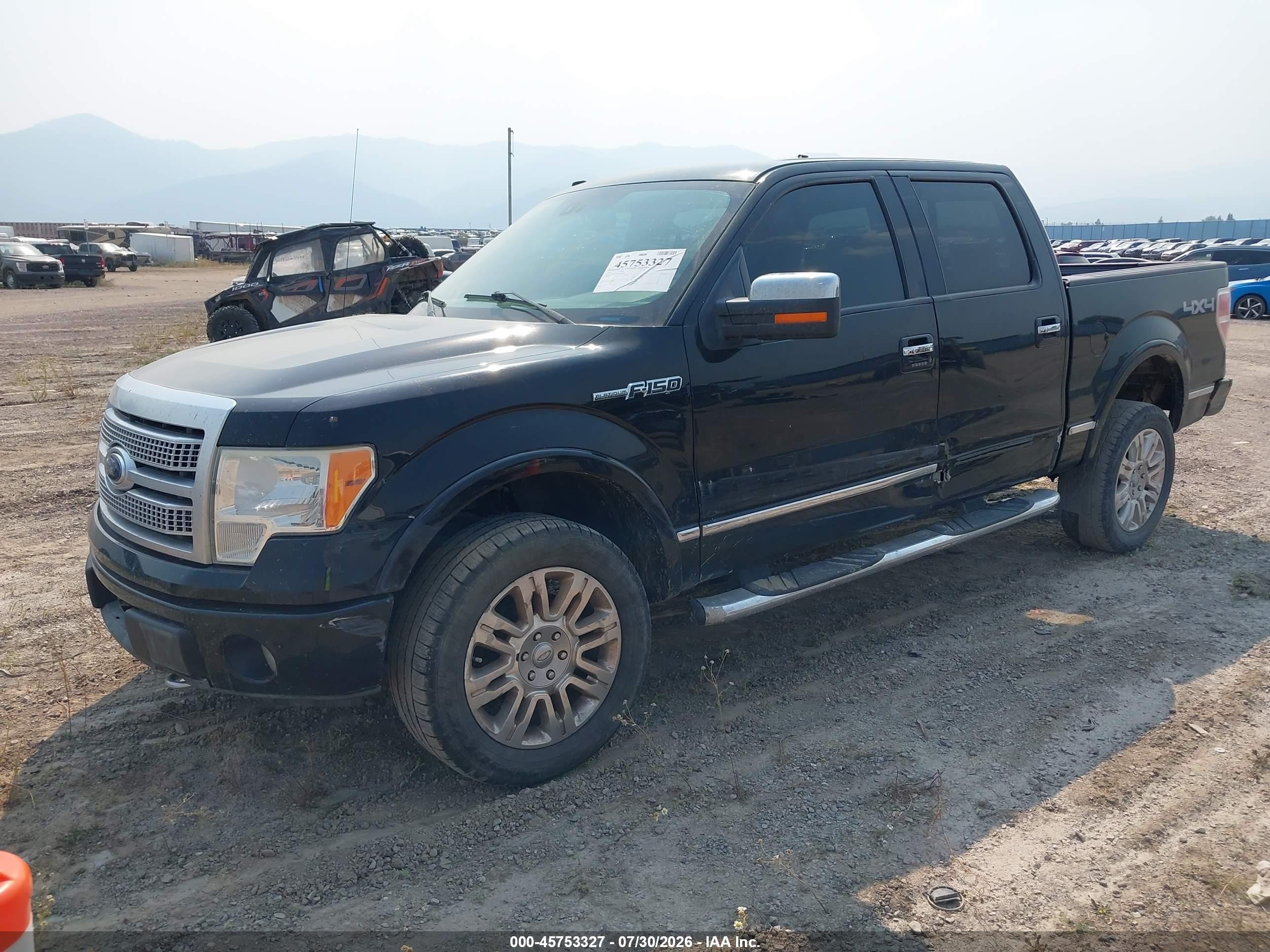 2009 Ford F-150 Fx4/king Ranch/lariat/platinum/xl/xlt Black vin: 1FTPW14VX9FA29489