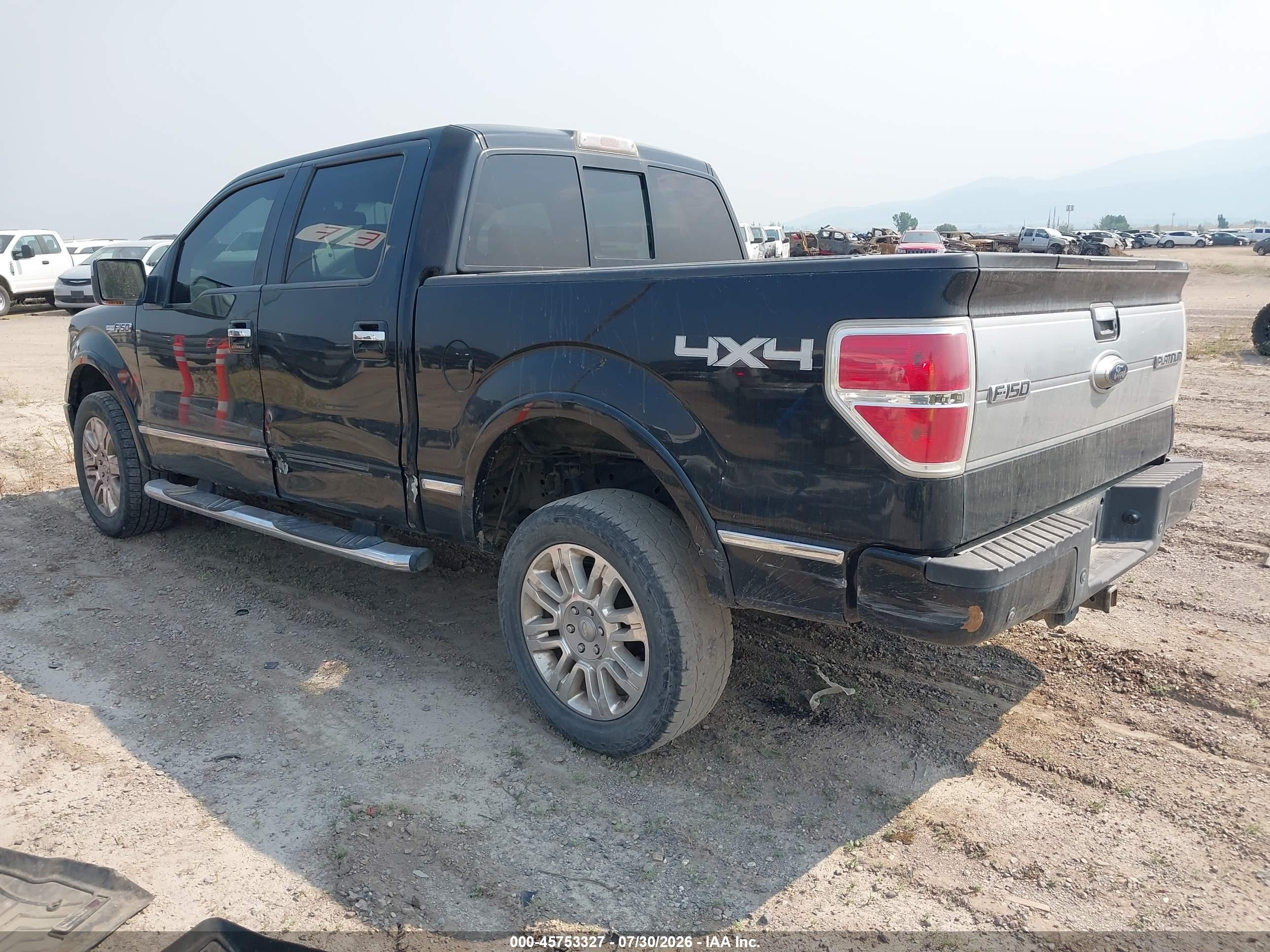 2009 Ford F-150 Fx4/king Ranch/lariat/platinum/xl/xlt Black vin: 1FTPW14VX9FA29489