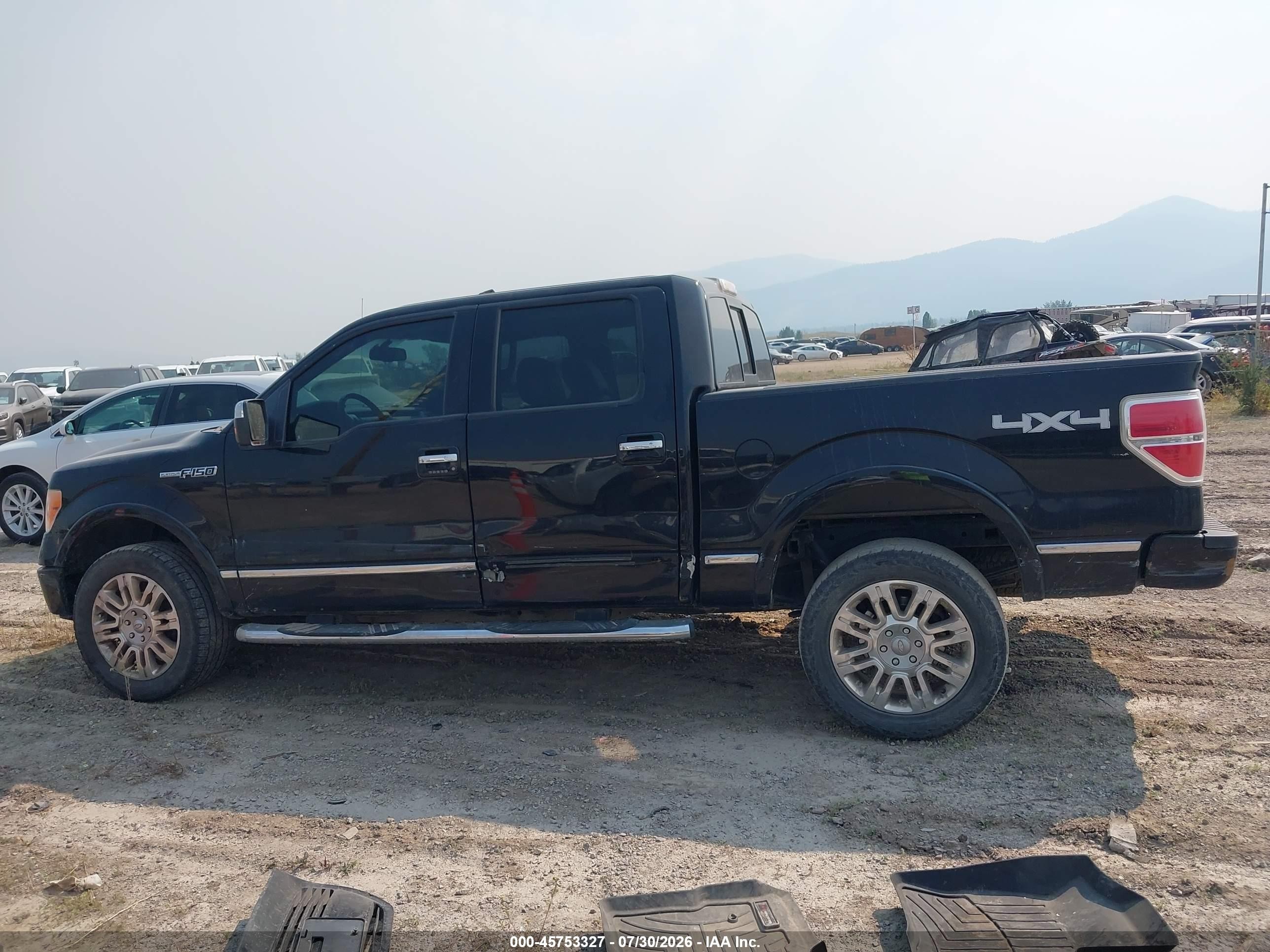 2009 Ford F-150 Fx4/king Ranch/lariat/platinum/xl/xlt Black vin: 1FTPW14VX9FA29489