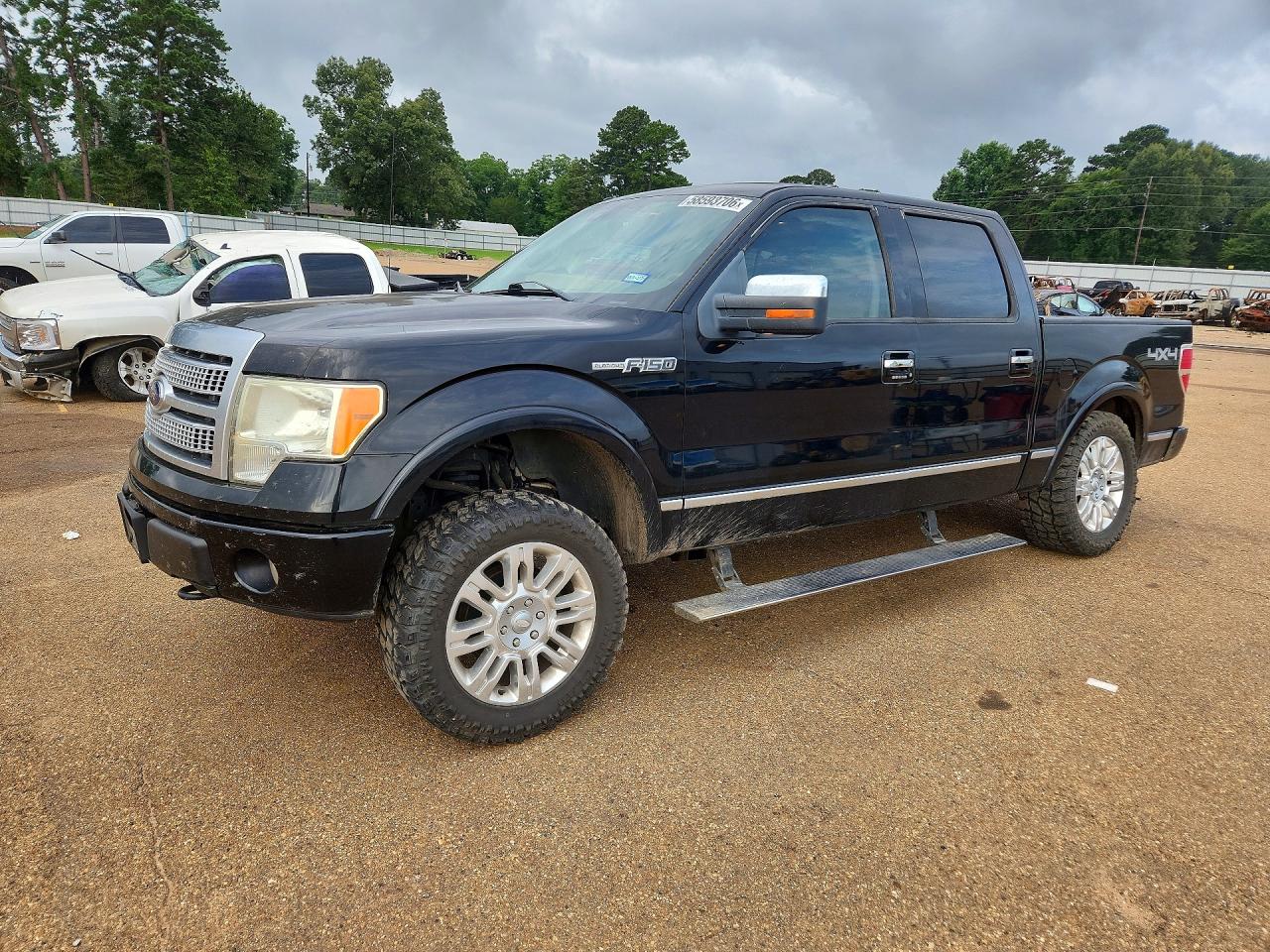 2009 Ford F150 Supercrew Black vin: 1FTPW14VX9FA74903