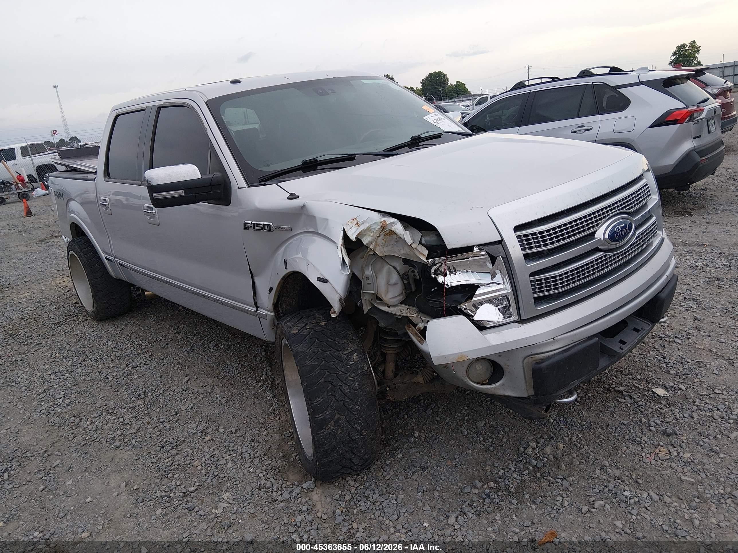 2009 Ford F-150 Fx4/king Ranch/lariat/platinum/xl/xlt Silver vin: 1FTPW14VX9FA81401