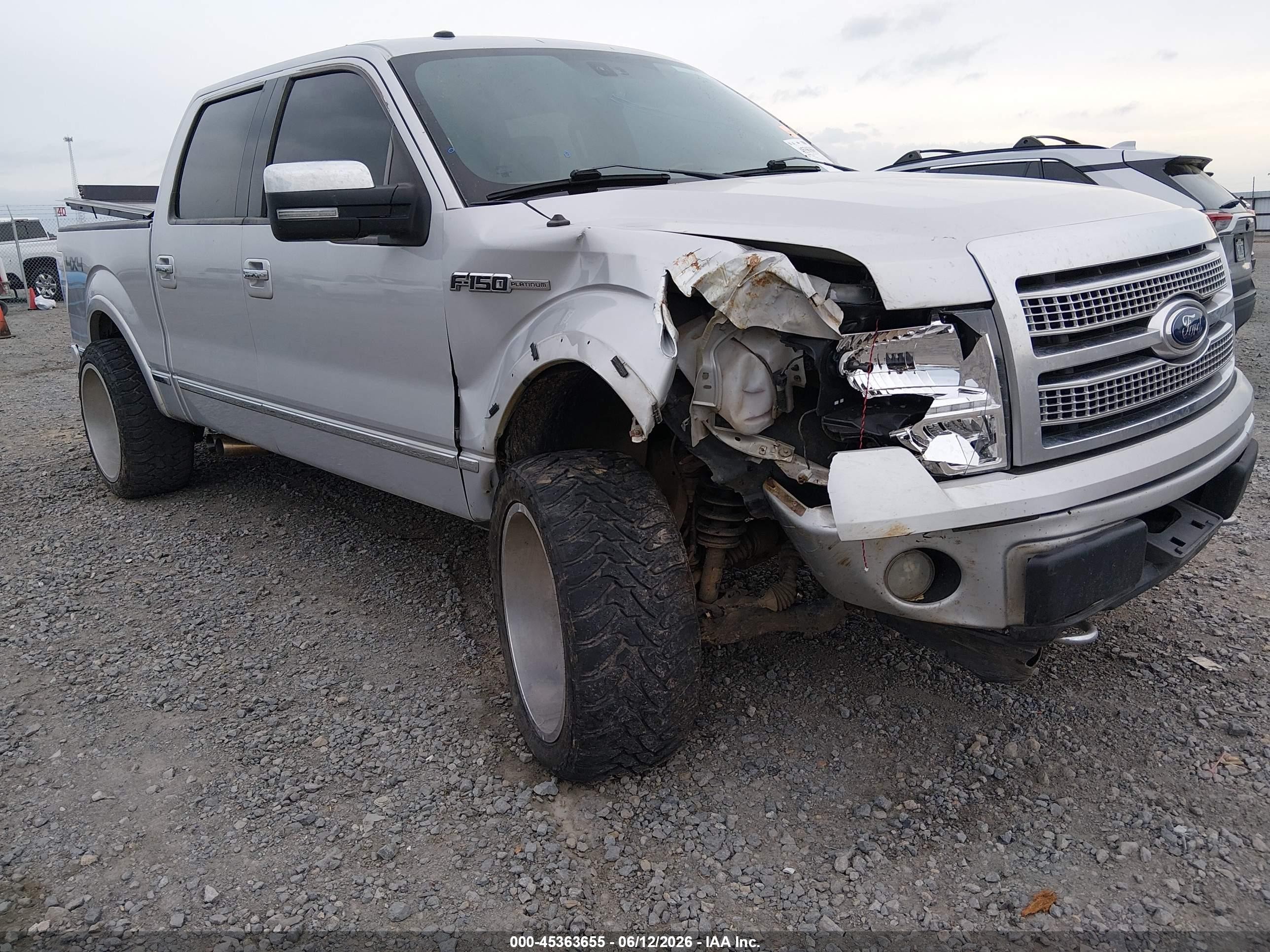 2009 Ford F-150 Fx4/king Ranch/lariat/platinum/xl/xlt Silver vin: 1FTPW14VX9FA81401